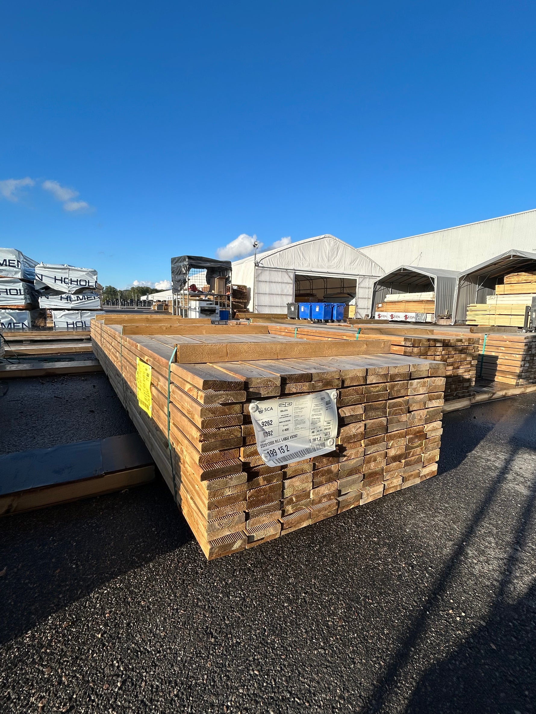 Paket Tryckimpregnerad Rillad Trall 28x120mm, 144st 4.80m