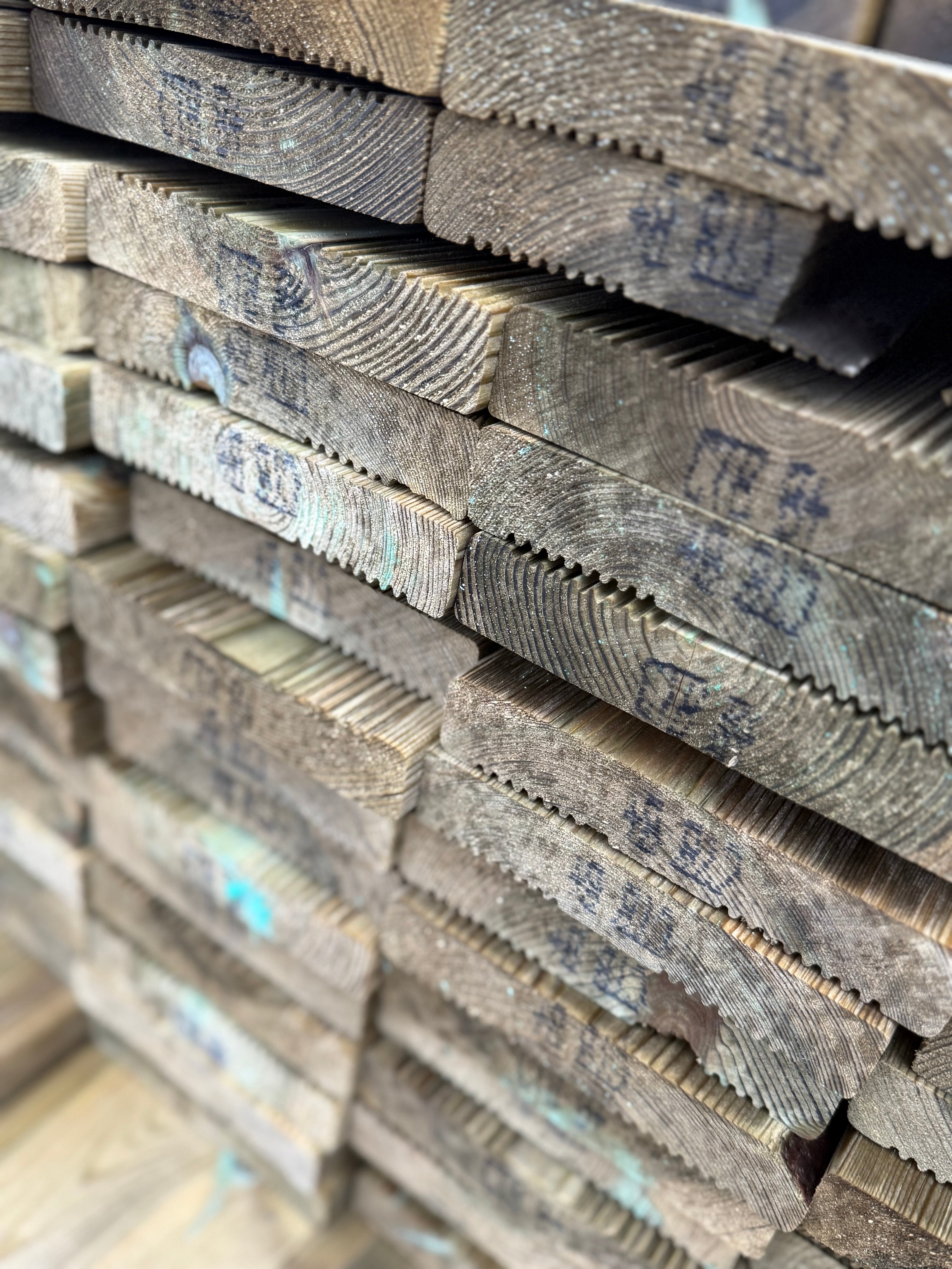 Tryckimpregnerad Rillad Trall 27x145 – 245 st, 3,6-4,20m (B-sortering)