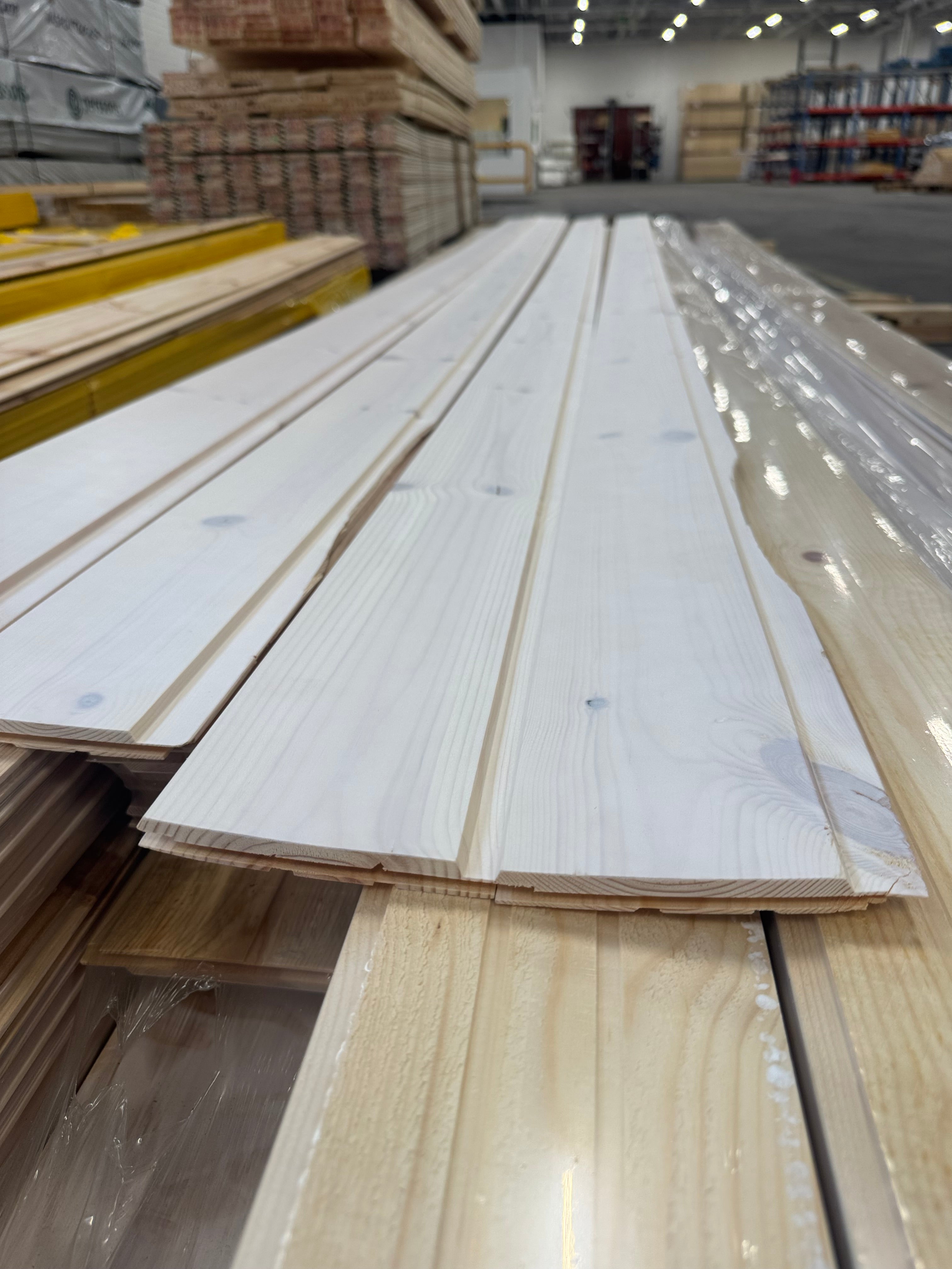 Paket Innerpanel Spårpanel 13x120mm – Skadat (Vitlaserad Ekonomi)