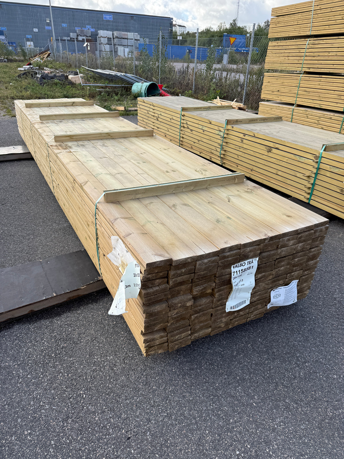 Paket Tryckimpregnerad Trall 28x120mm, 153st 5,10m (G4-2)