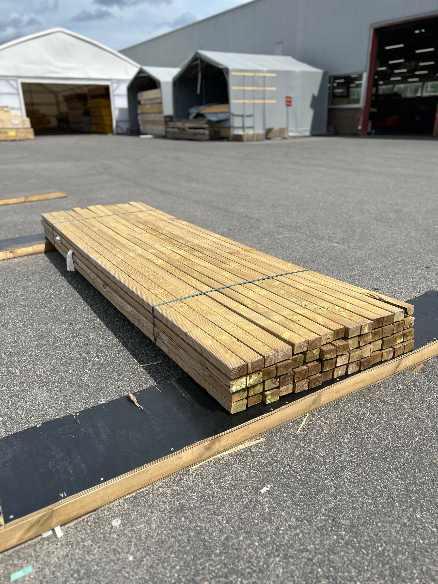Paket Tryckimpregnerade Reglar 45x70mm 56st 3.30m