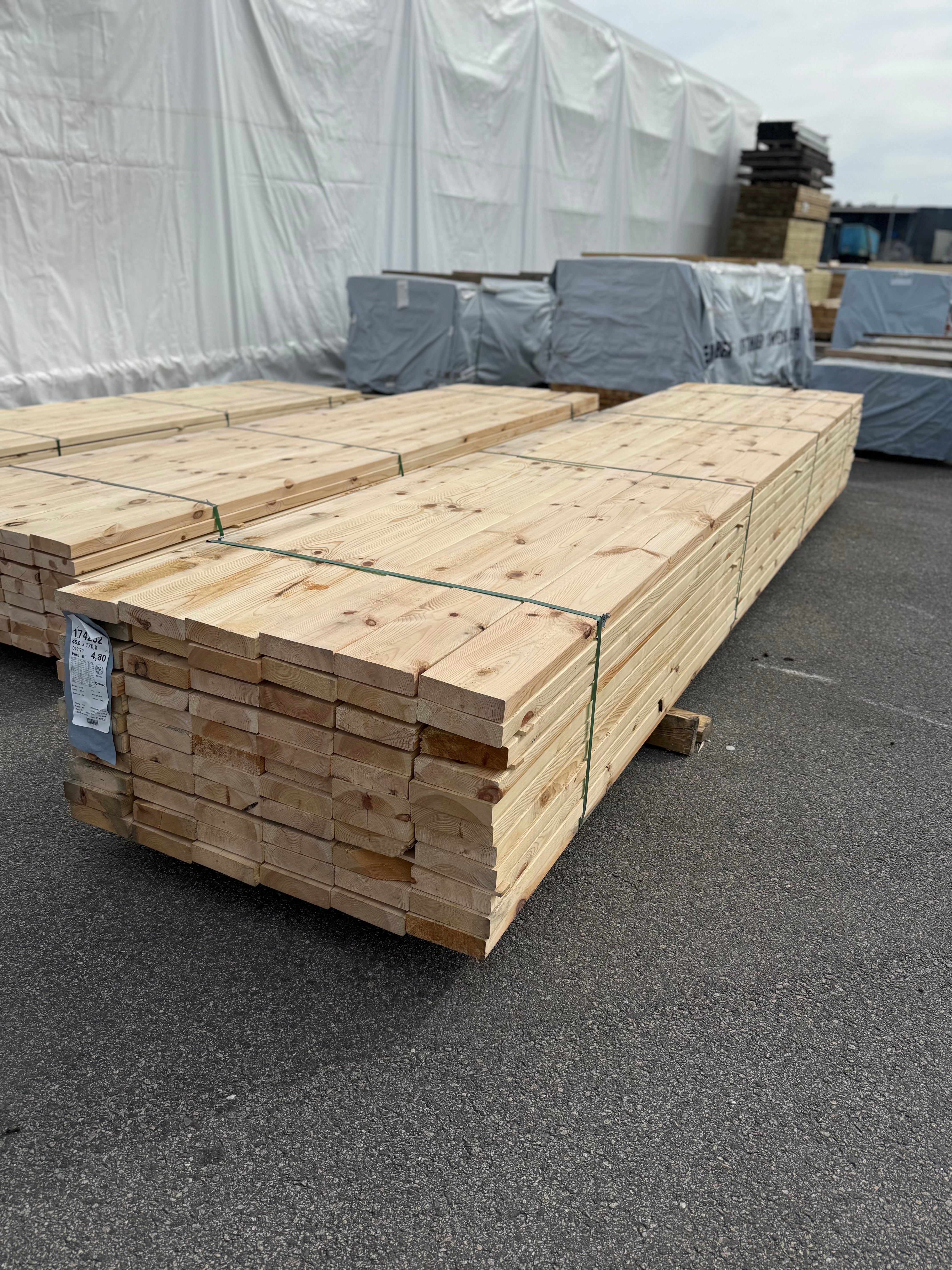 Paket Reglar 45x170 4.80m 66st