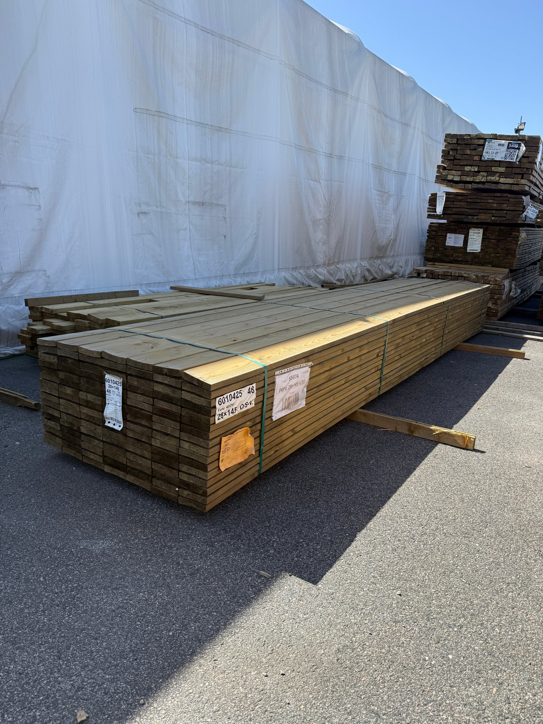 Paket Trall Furu 28x145mm 4,80m 112st Impregnerad B-kvalitet