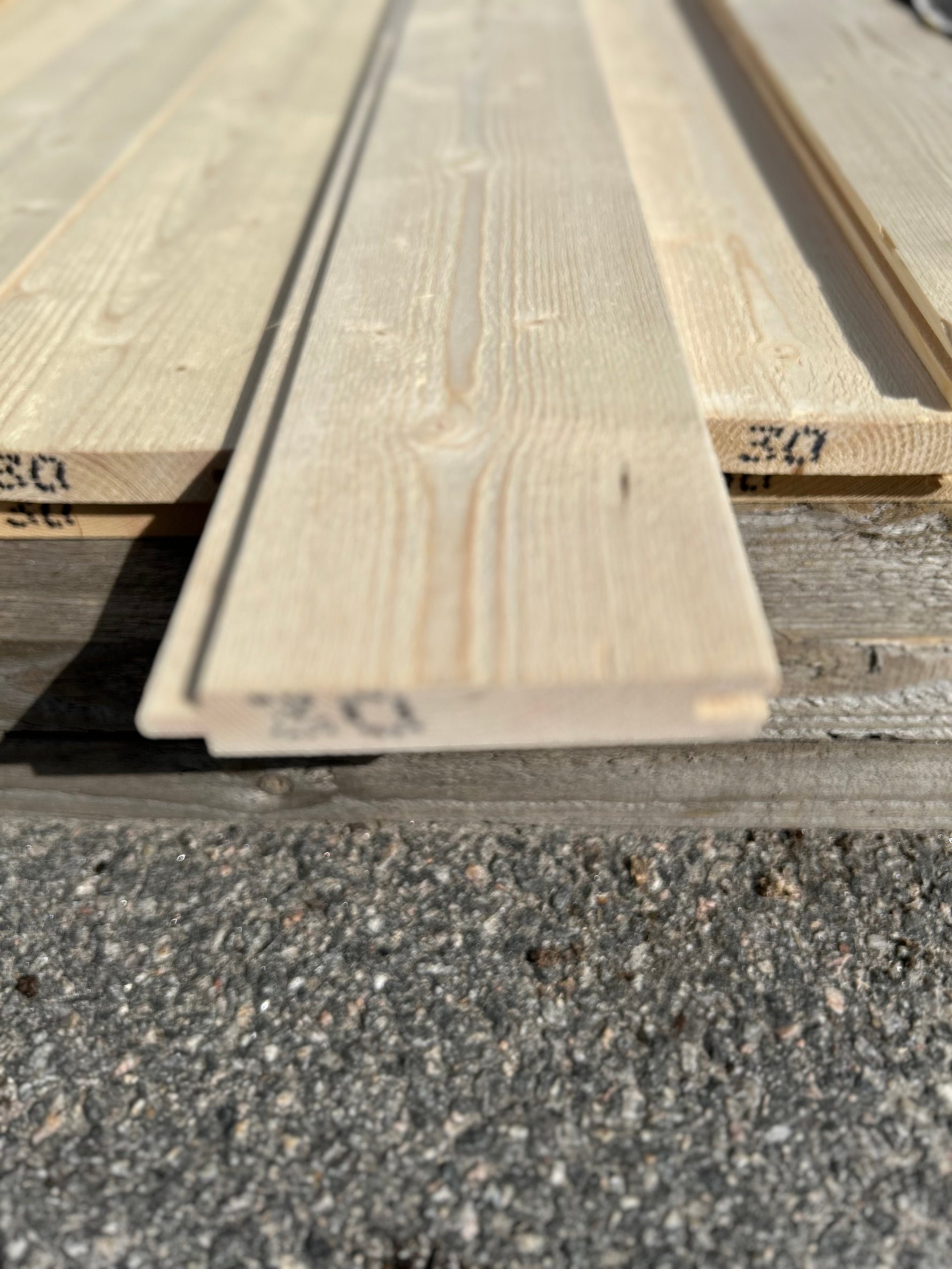 Paket Spontad Ytterpanel 22×145 mm 3,00 m 17 st Obehandlad Gran