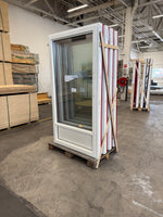 Altandörrar- Inåtgående, Trä/Aluminium – 1080 × 2080 mm- Röd