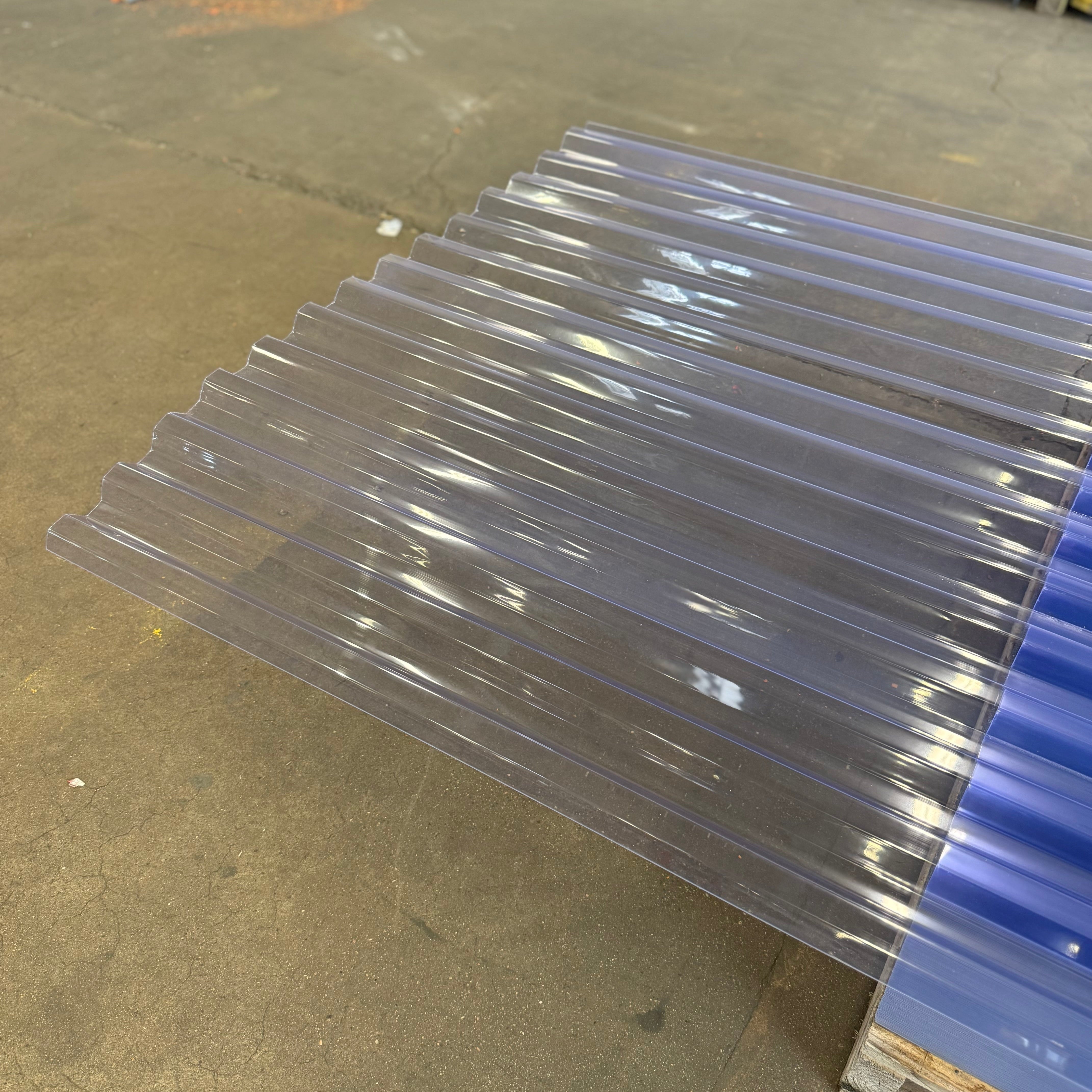 Takplast Korrugerad PVC Klar 0,9mm