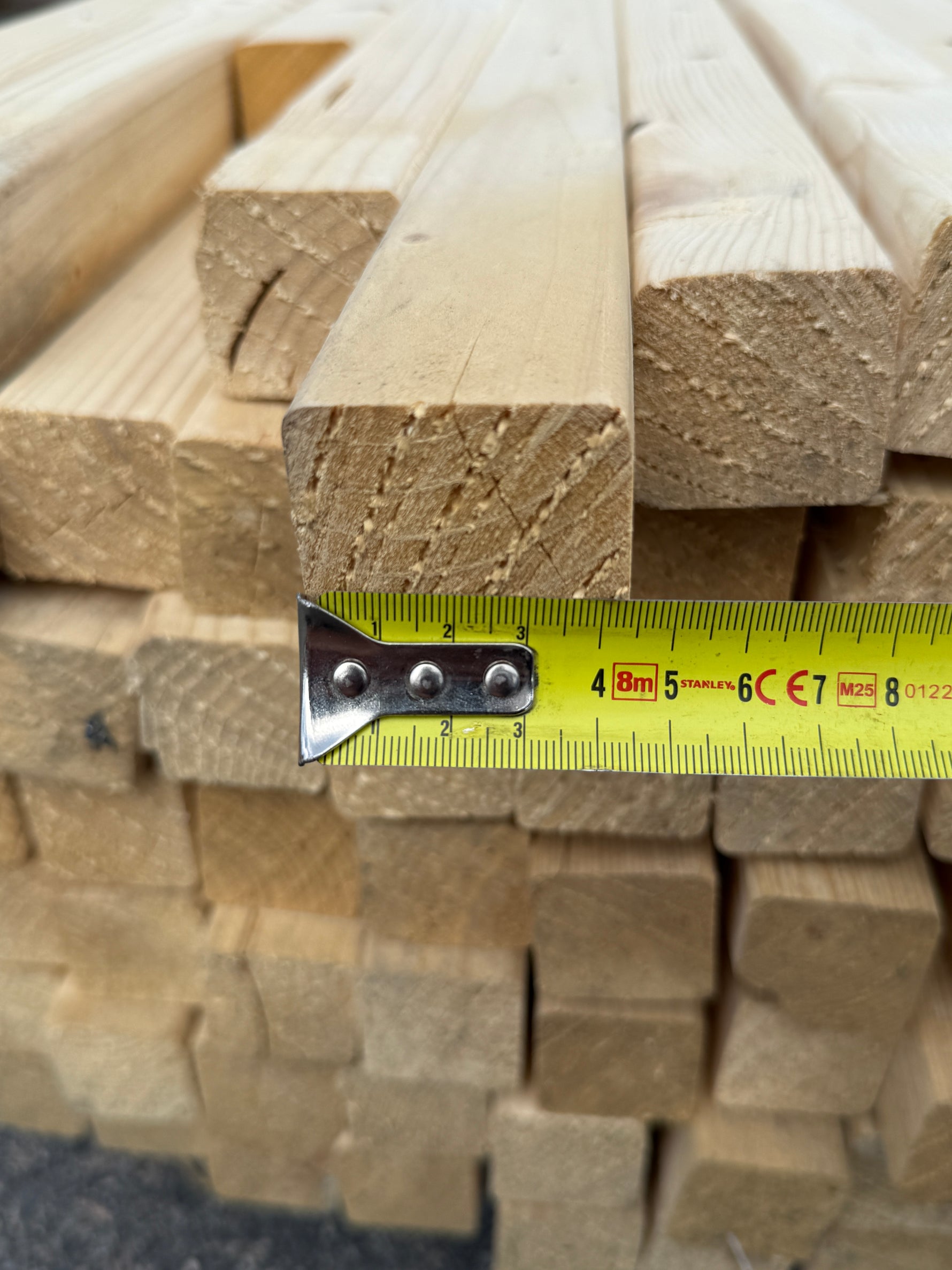 Paket Reglar 45x45 mm – 112 st (5,40 m, Gran)