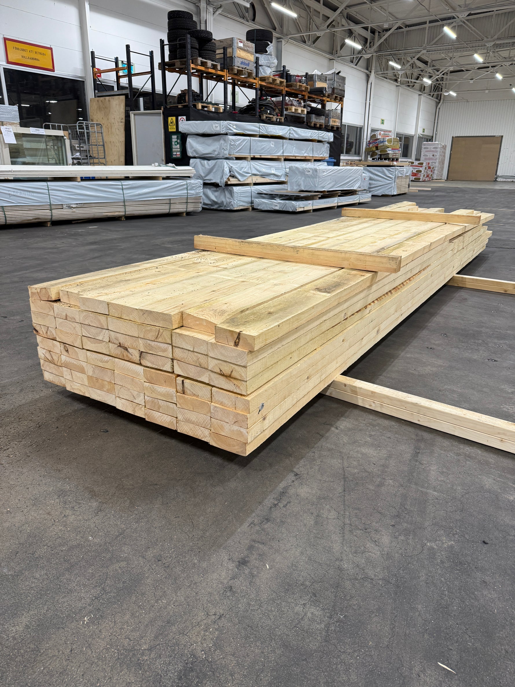 Paket Ohyvlade Reglar 50x147mm (3.60-5.40m) 56st- Furu