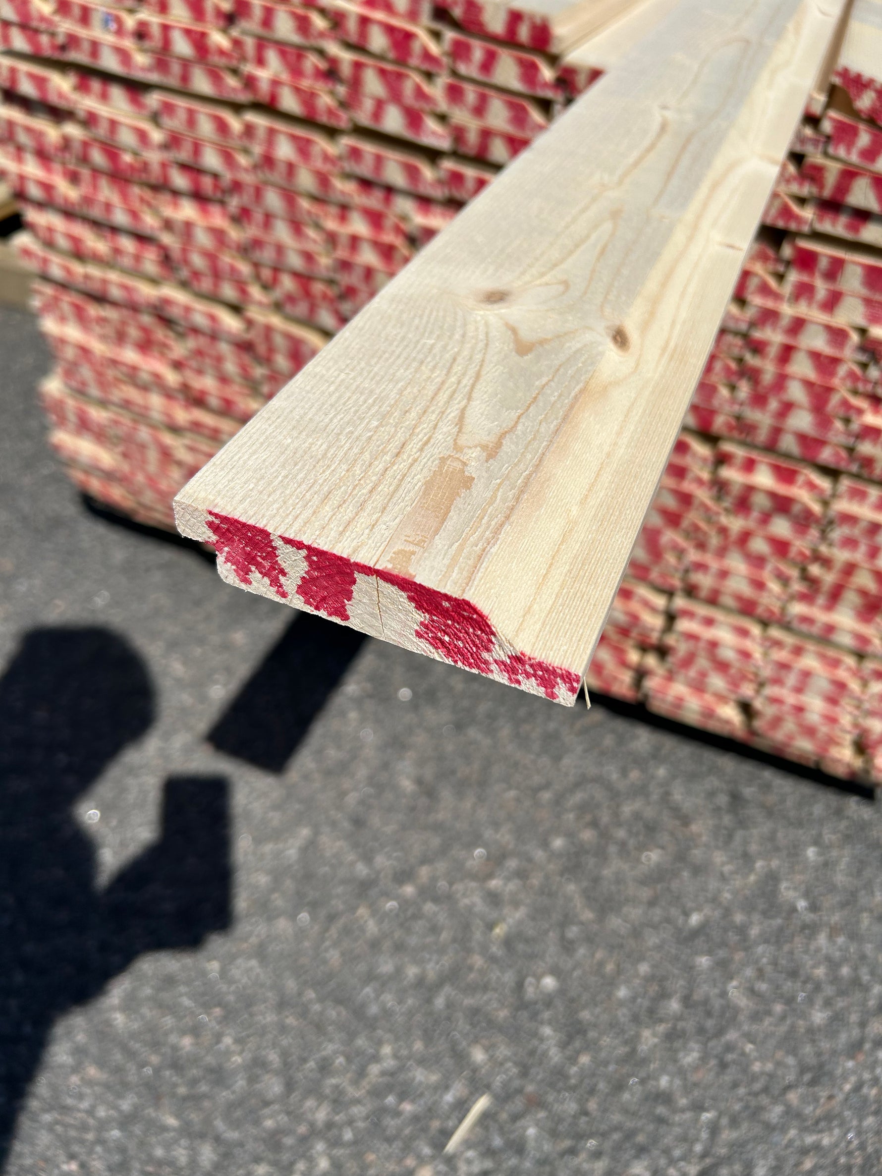 Paket Ytterpanel Enkelfas Halvspont 22x95mm 275st Gran 3.0m