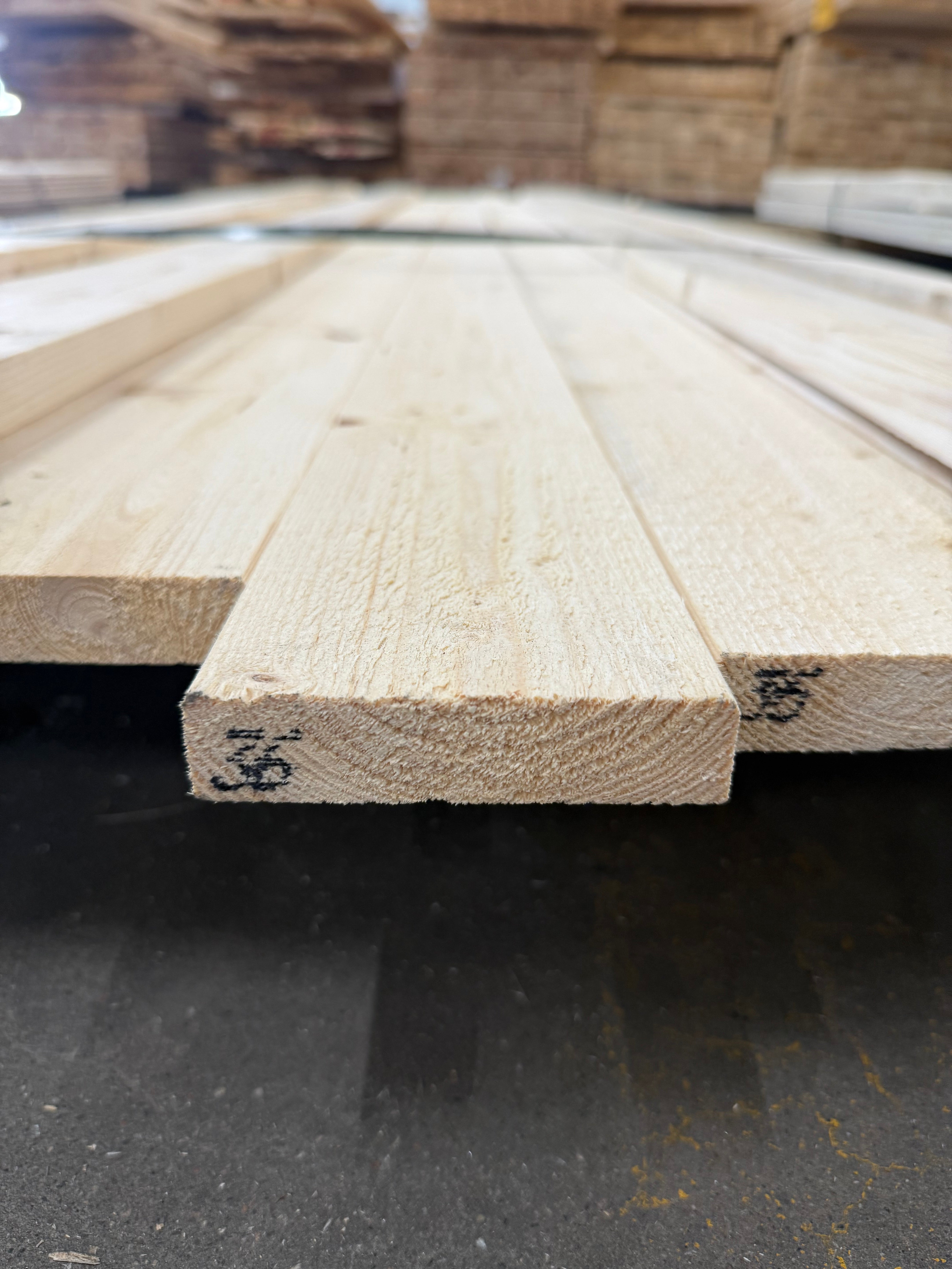 Paket Råplan 22x95mm 16st 3.60m
