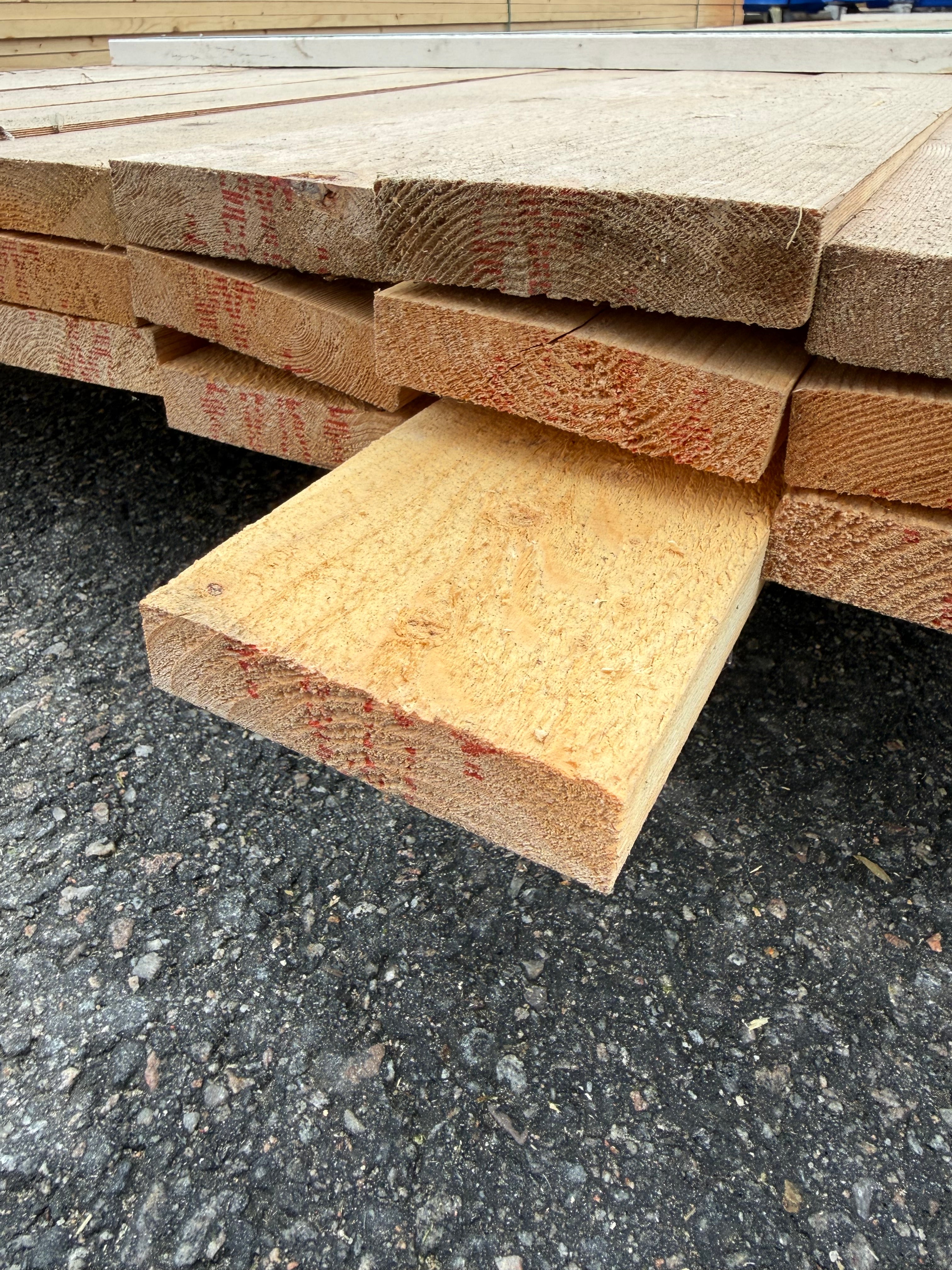 Paket Brädor 21x95mm – 30 st (4,80 m, Obehandlad Gran)