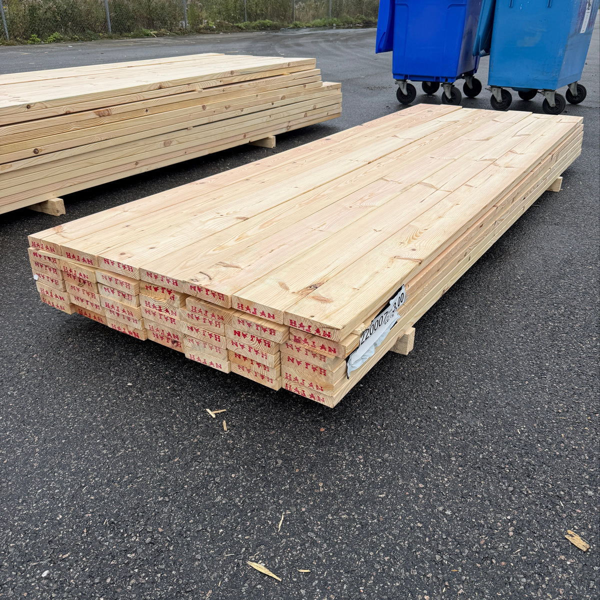 Paket Obehandlad Trall 36x148mm 3,0m – 42st (Andra sortering)