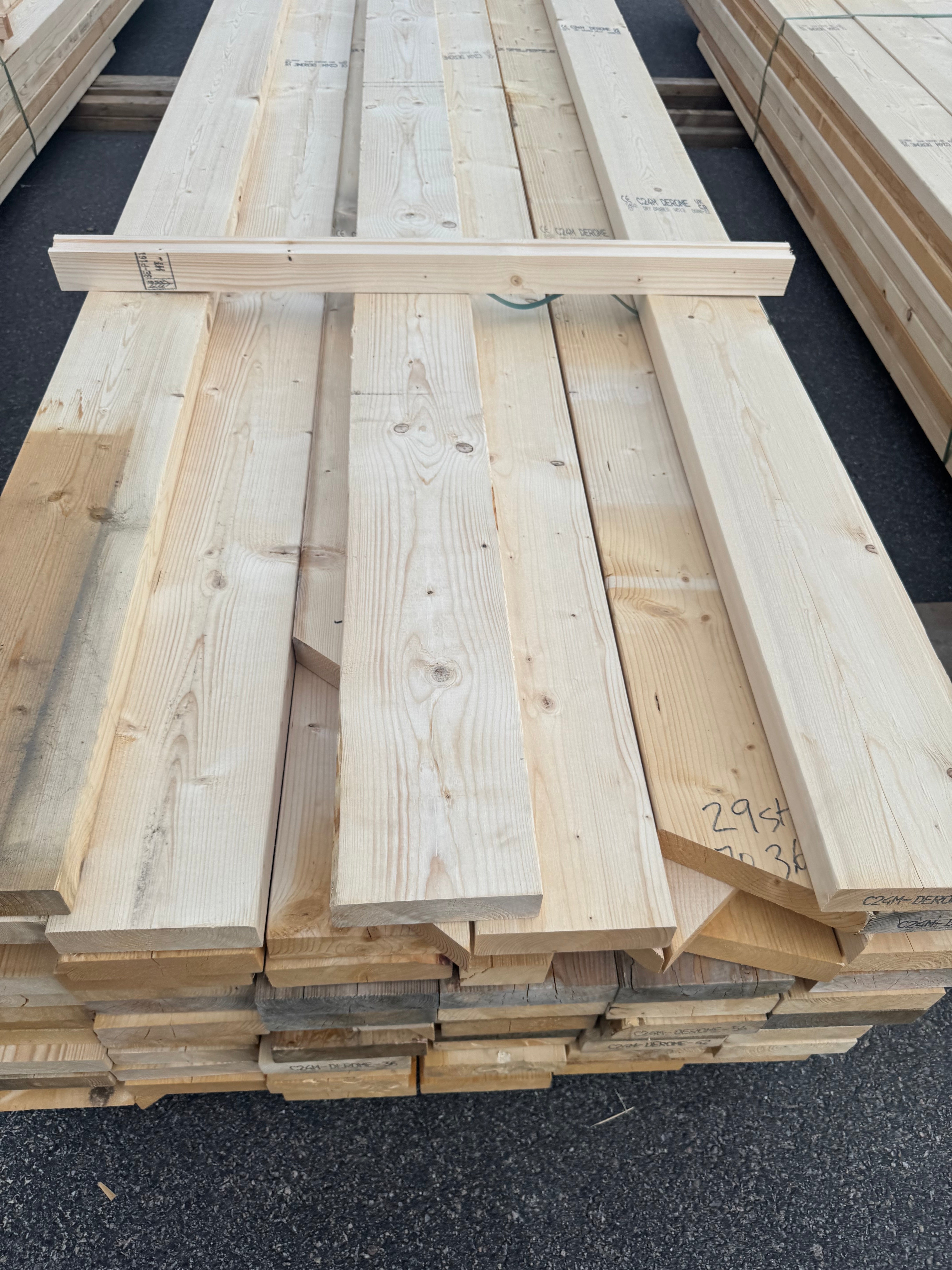 Paket Reglar 45x170 – 75 st C24 (ca 4,2 m)