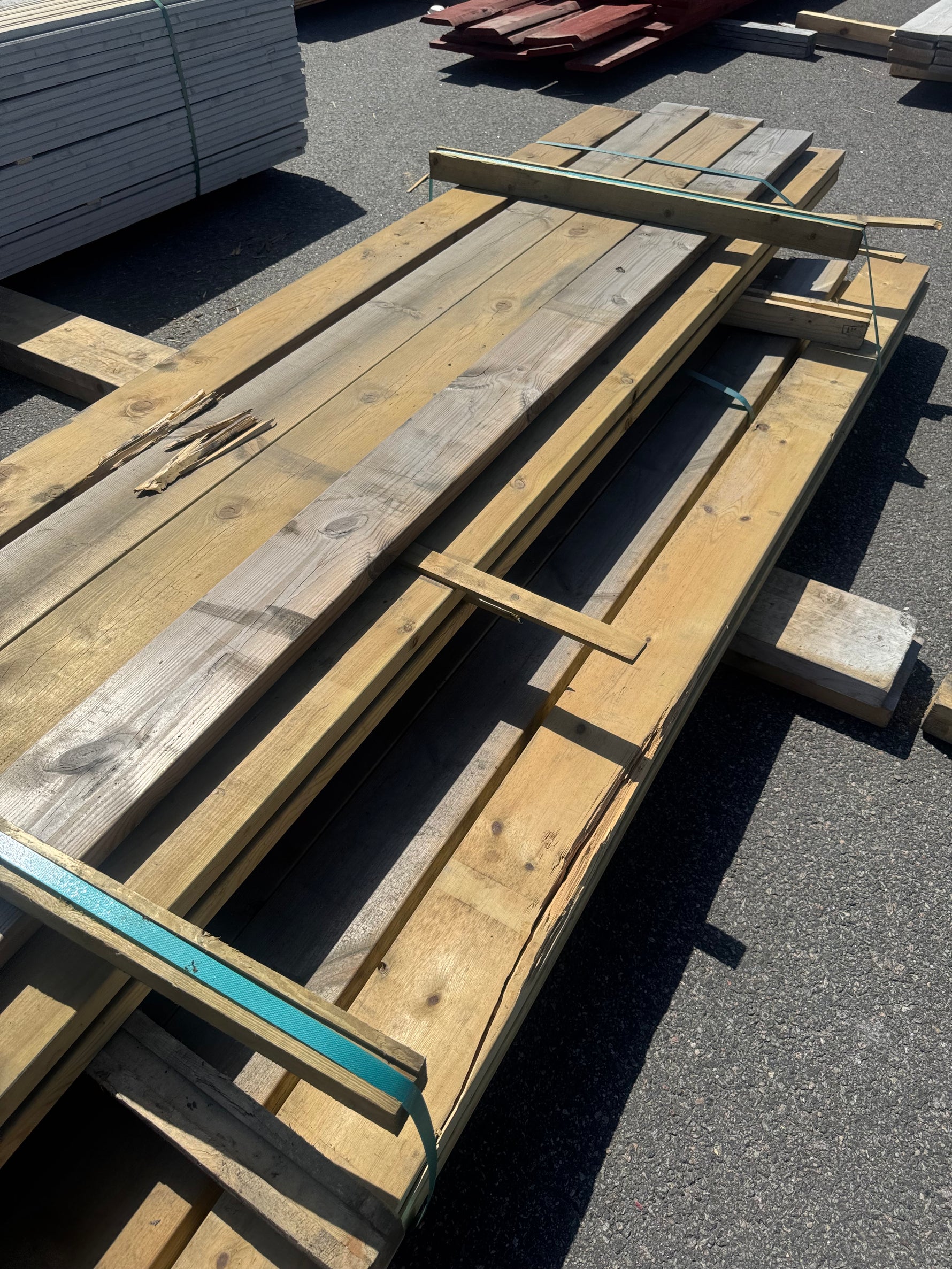 Paket Tryckimpregnerad Trall 34x145 mm, 31 st 5,40 m + 17 st 5,10 m