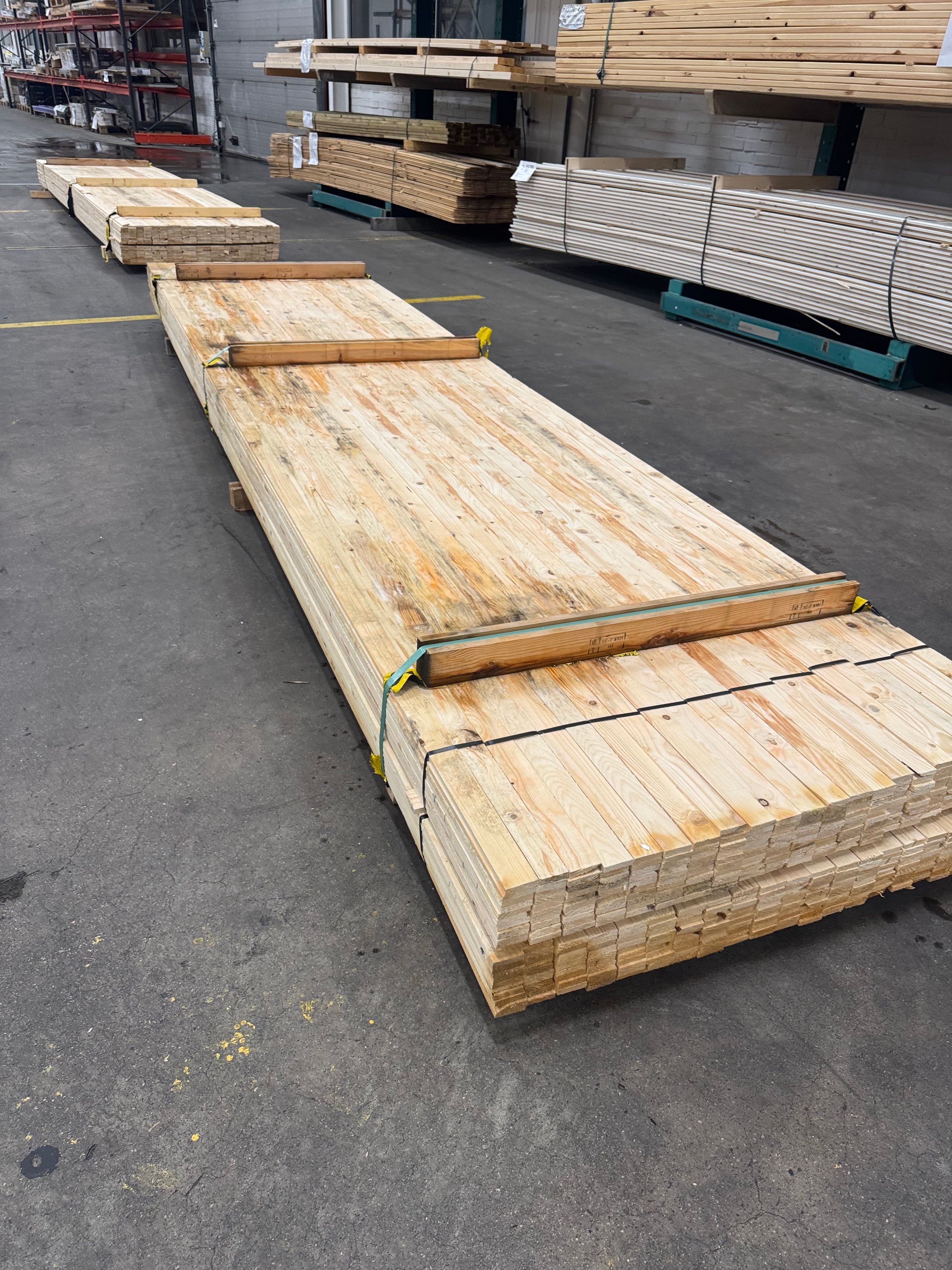 Paket Läkt 12x48mm – 440 st (4,50 m, Obehandlad Gran, Vattenskadad