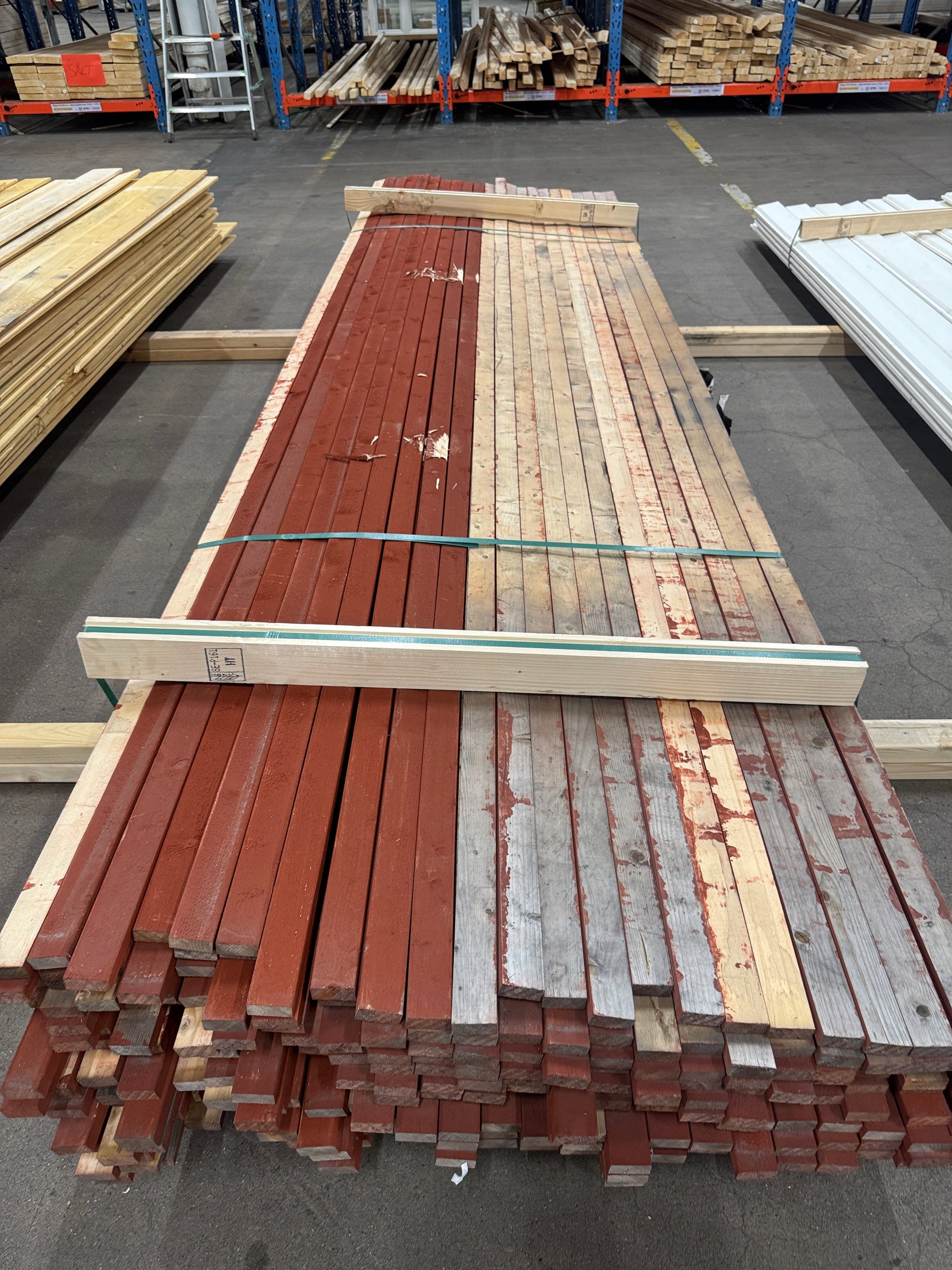 Paket Finsågad Läkt 22x45mm 3,60m – 290 st Röd