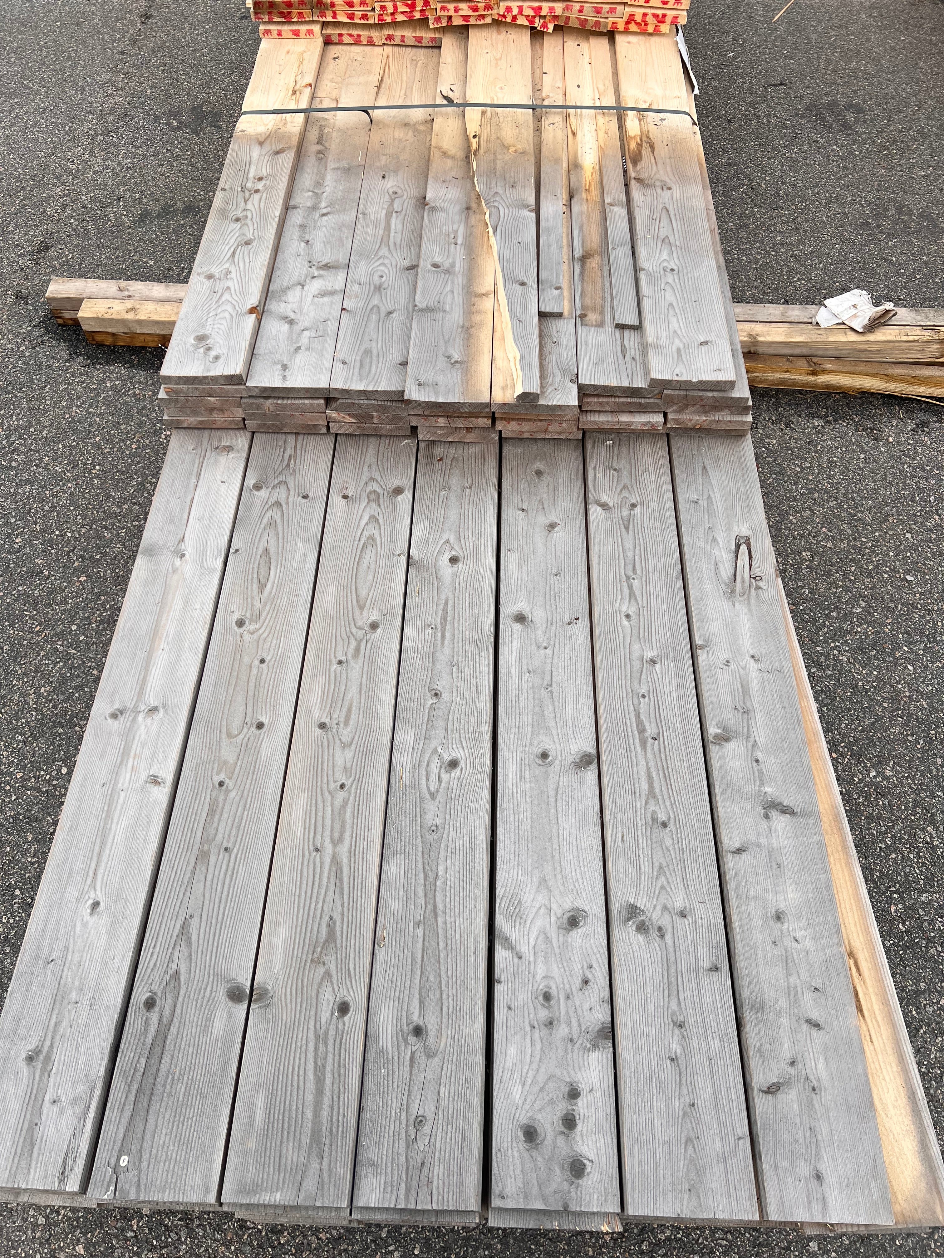 Paket Ytterpanelbräda 22x145, 161st 3.0-5,4m  (B-Sortering)