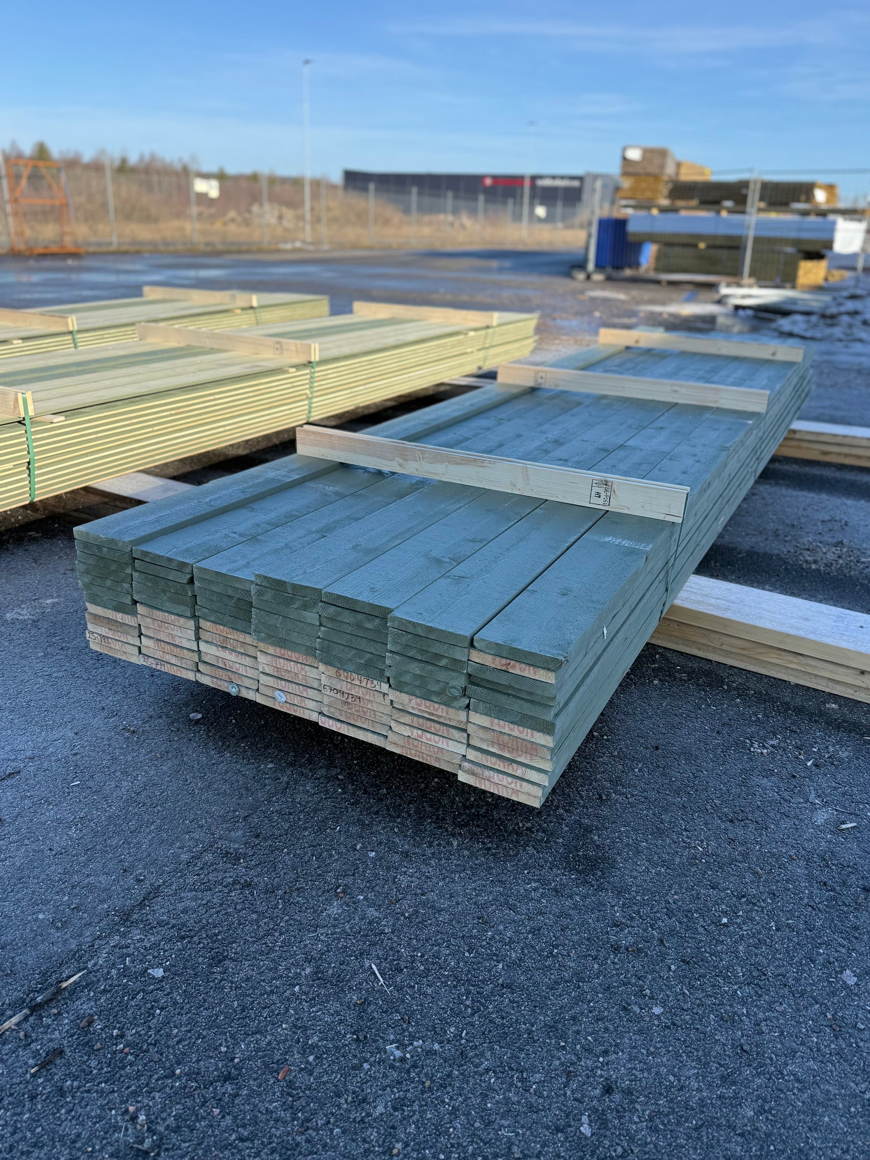 Paket Finsågade Brädor 21x145mm- 4.50m 82st - Spirec