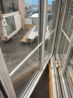 Fönster 158x148 cm – 3-glas, vitt inåtgående