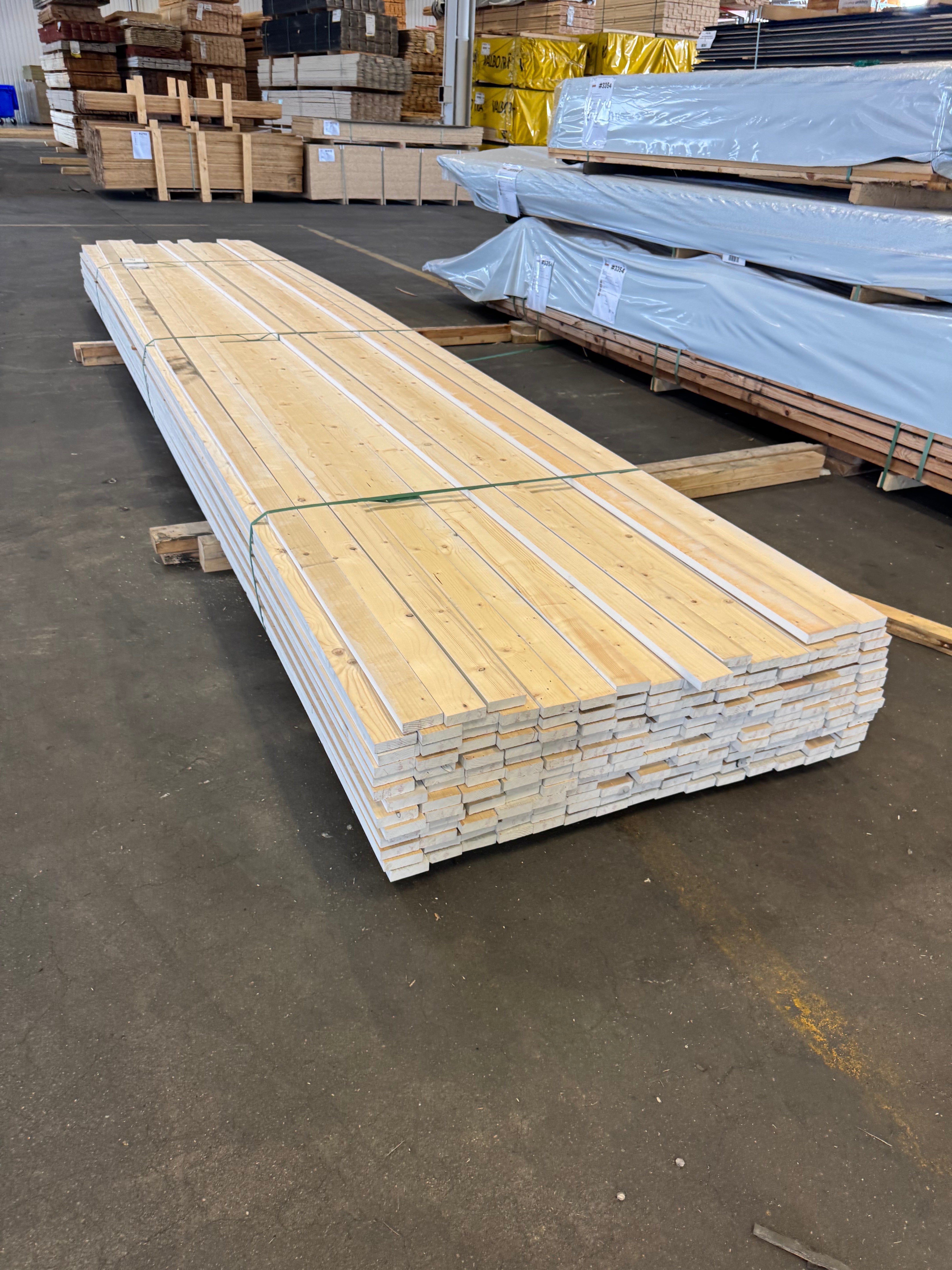 Paket Finsågade Brädor 21x70mm 5.40m