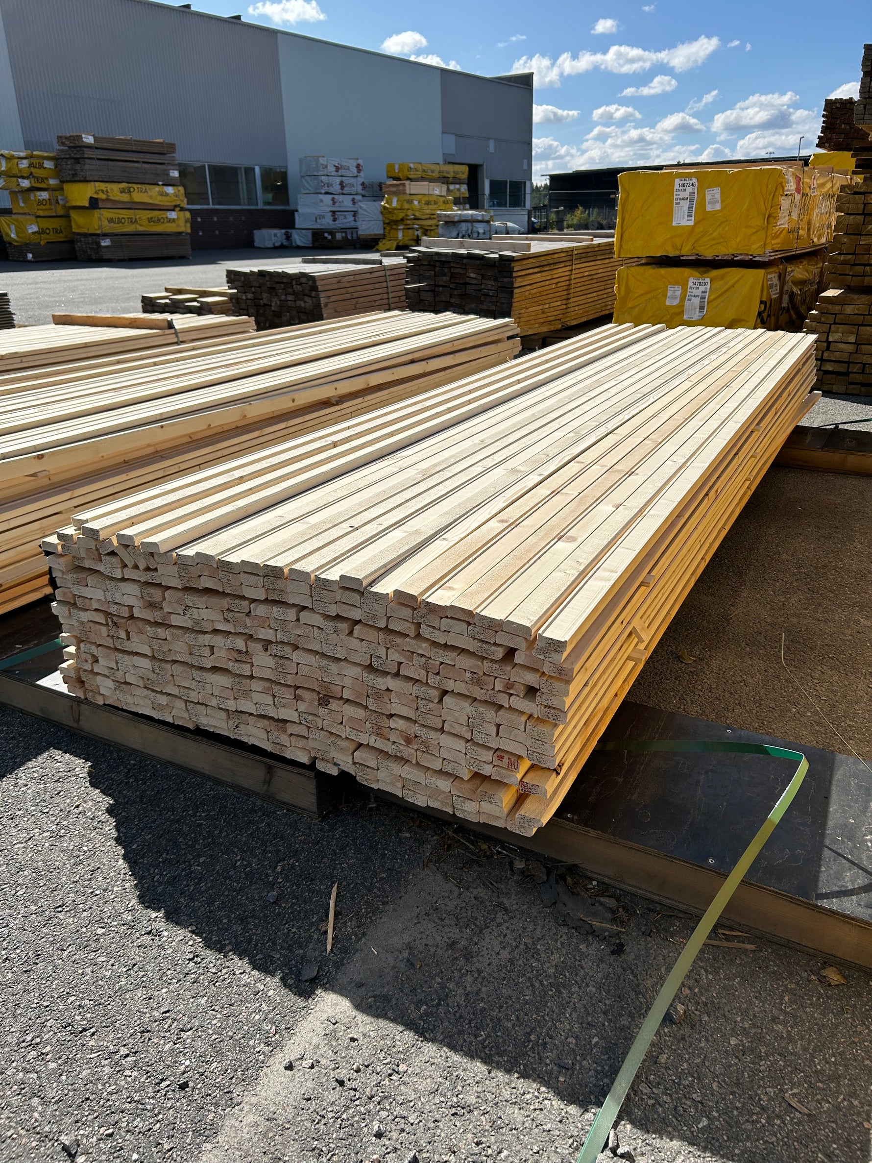 Parti Lockläkt 22x45mm 3,60m 330st Obehandlade