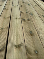 Paket Tryckimpregnerad Rillad Trall 28x120mm, 144st 4.20m- Väderbitet