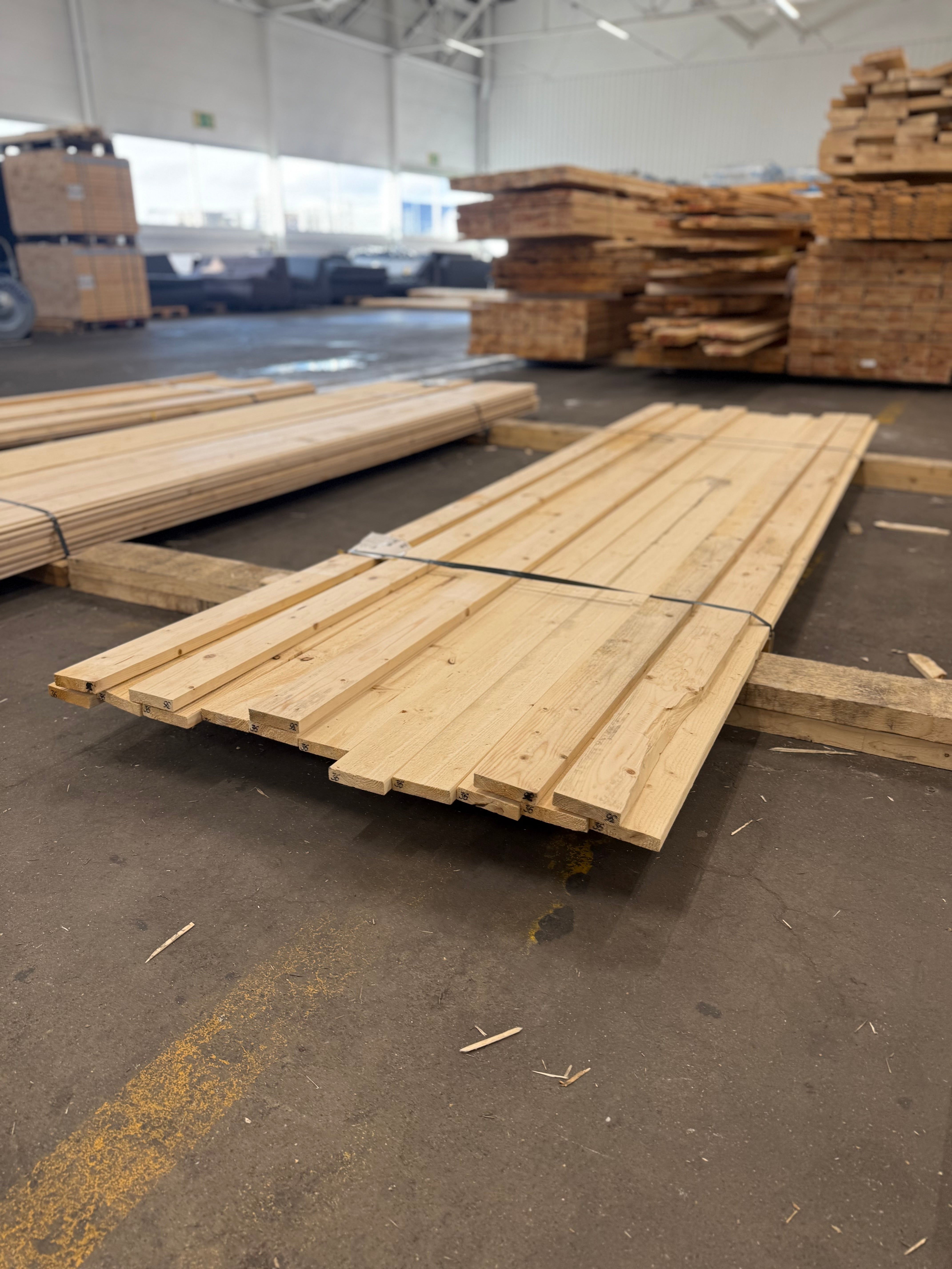 Paket Råplan 22x95mm 16st 3.60m