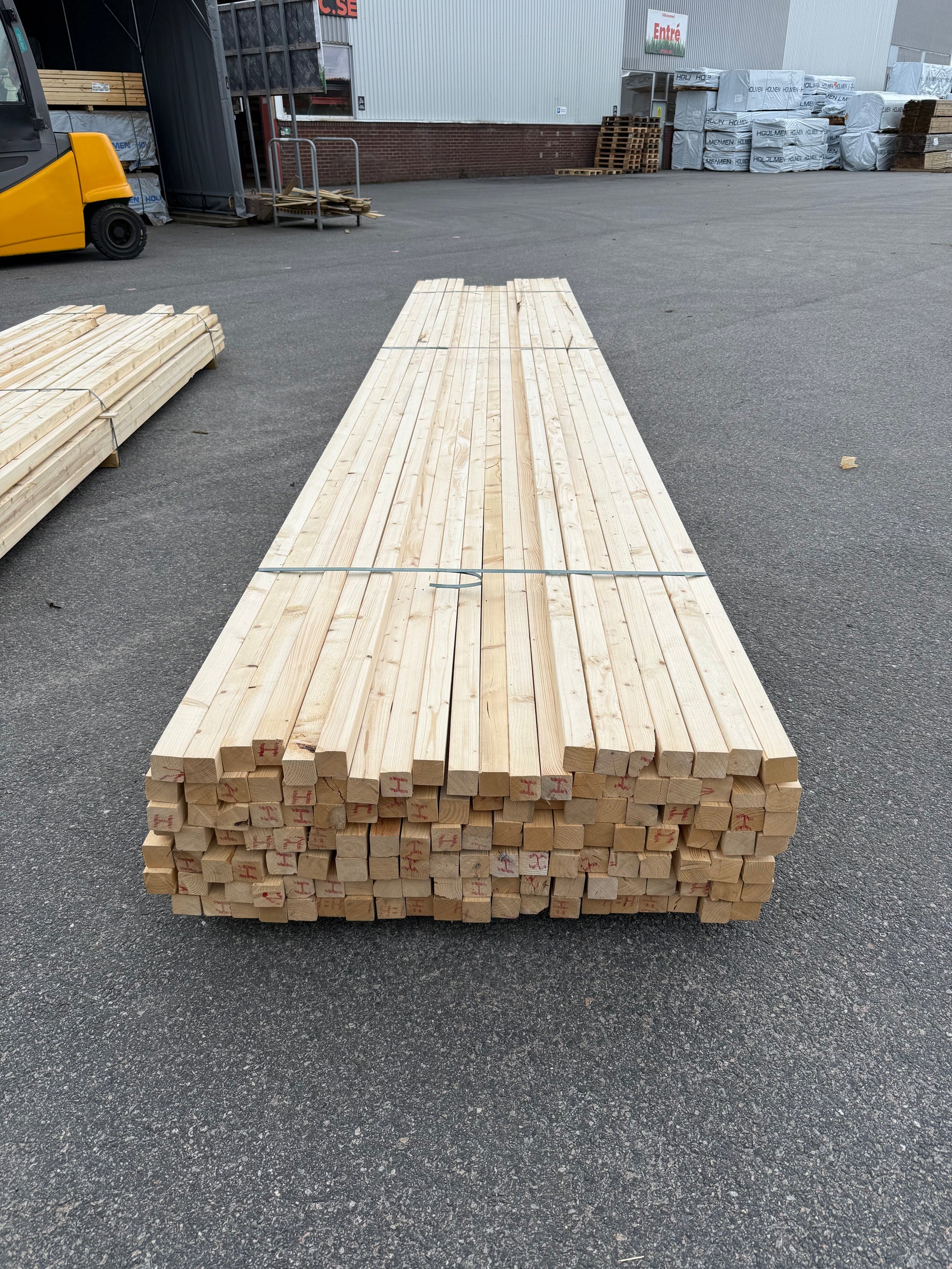 Paket Reglar 45x45mm, 135st 4,80m (Andra sortering)