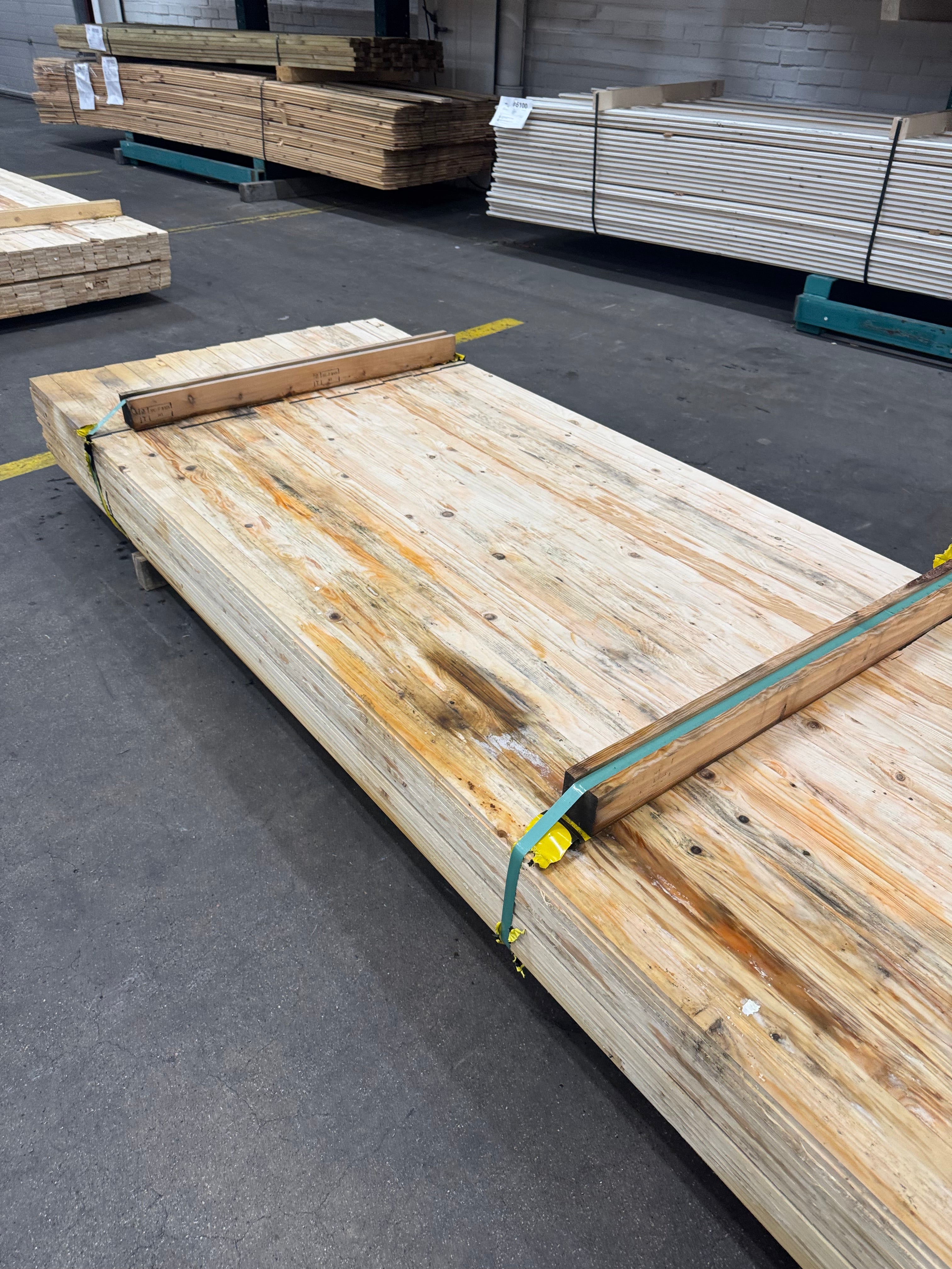 Paket Läkt 12x48mm – 440 st (4,50 m, Obehandlad Gran, Vattenskadad