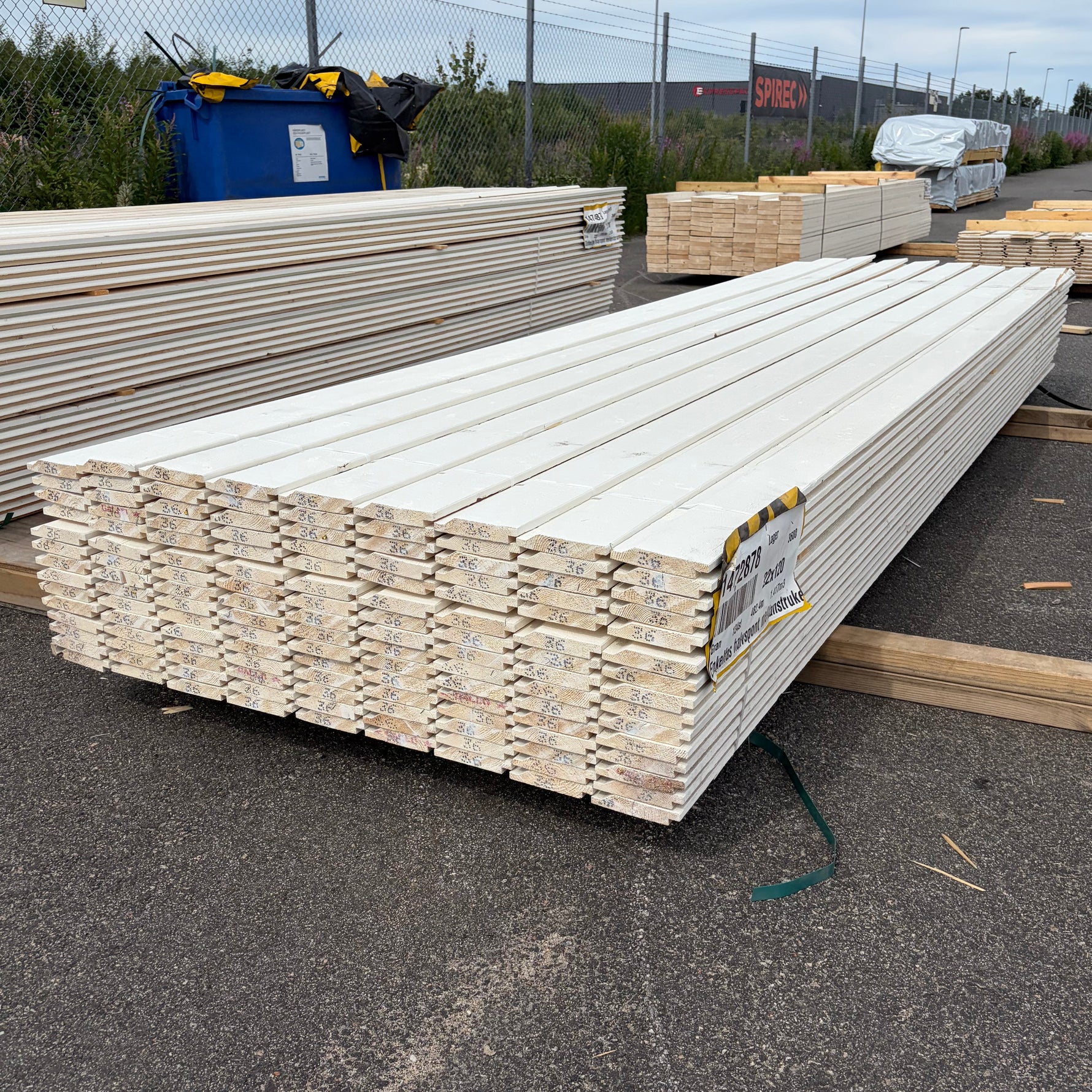 Paket Ytterpanel Enkelfas Halvspont 22x120mm, 134st 3.60m Mellanstruken&nbsp;