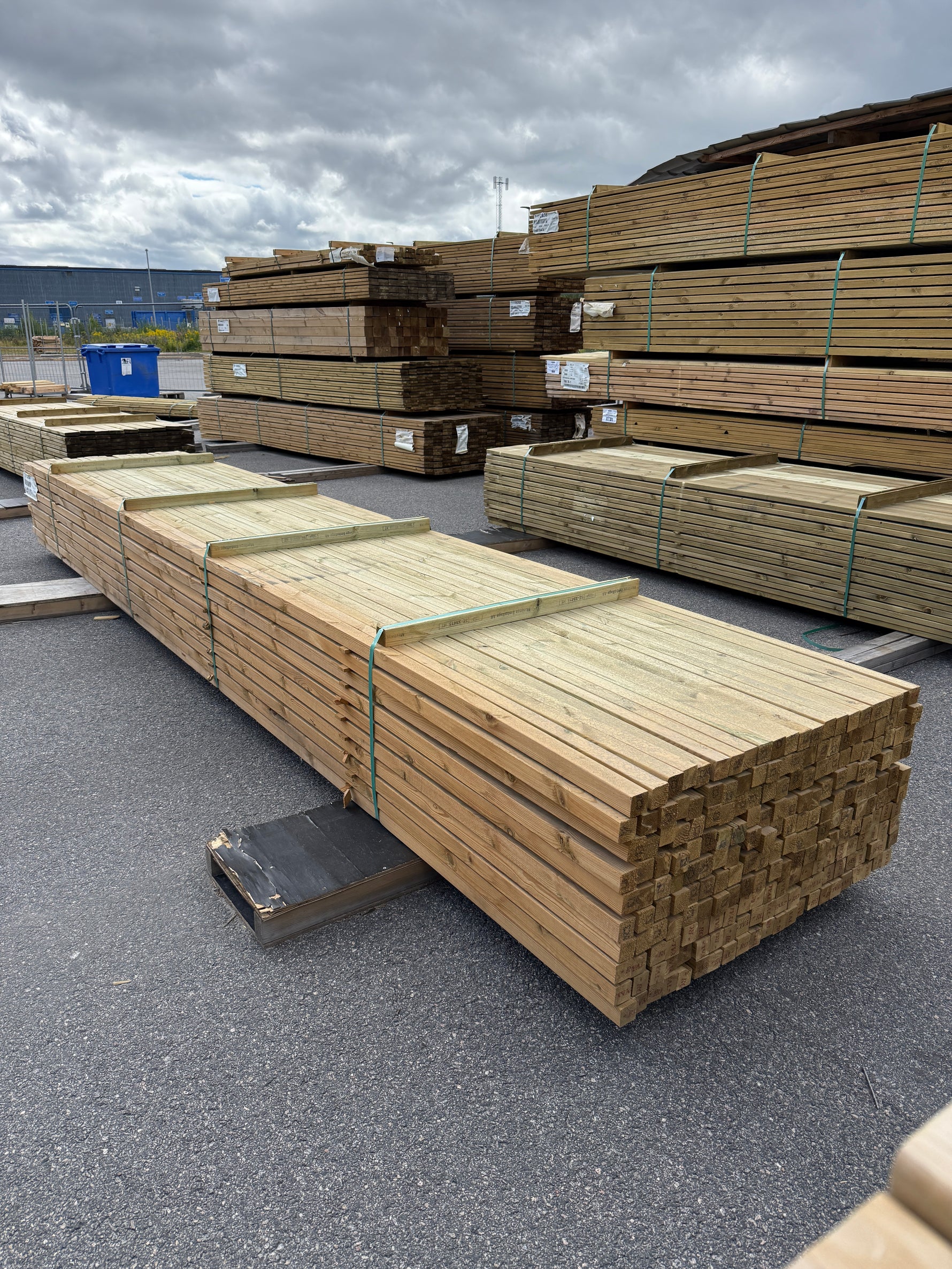Paket Tryckimpregnerade Reglar 45×45 mm, 220 st 5,40 m