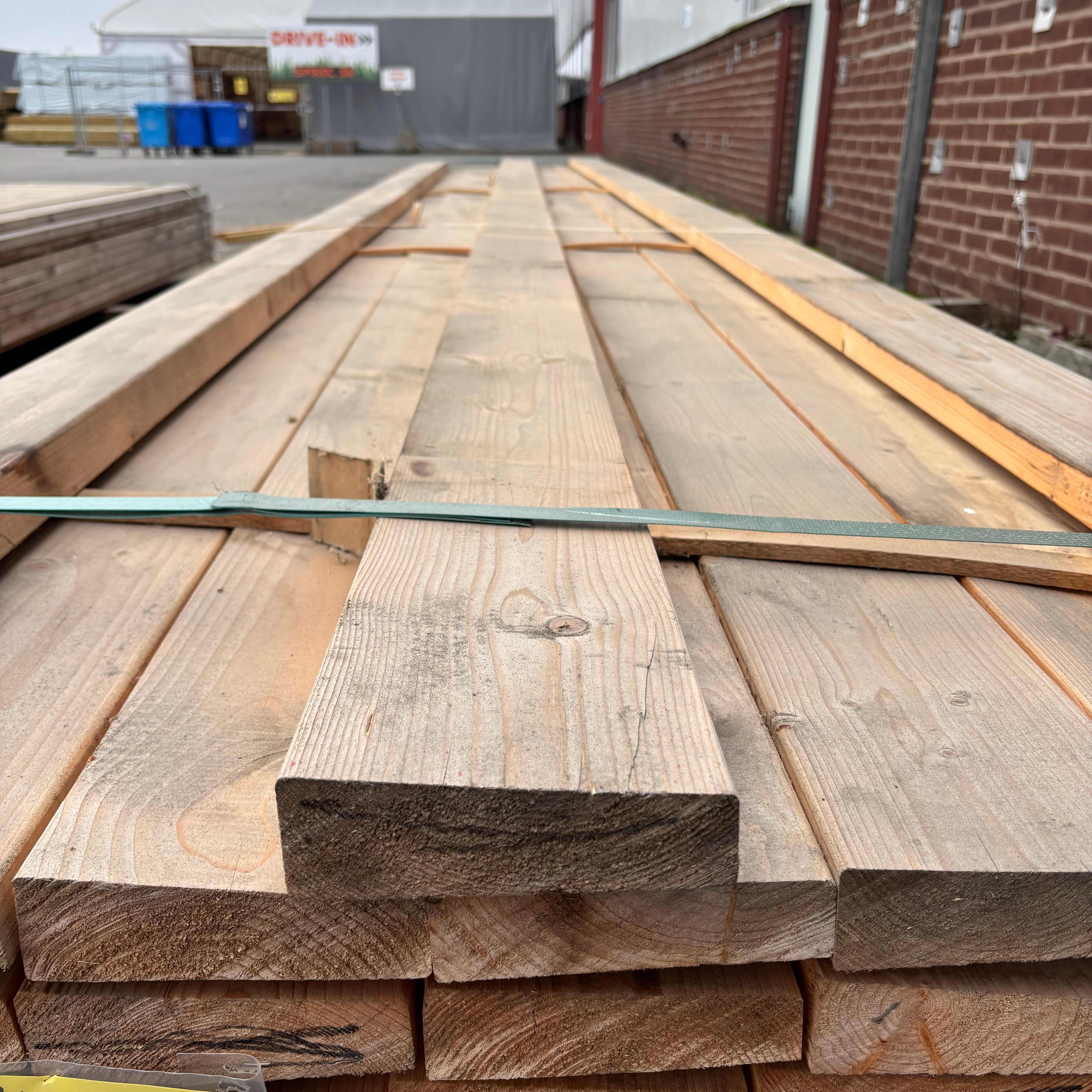 Paket Reglar 45x145mm – 59 st (5,40 m, Hyvlade, Fallande tjocklek)