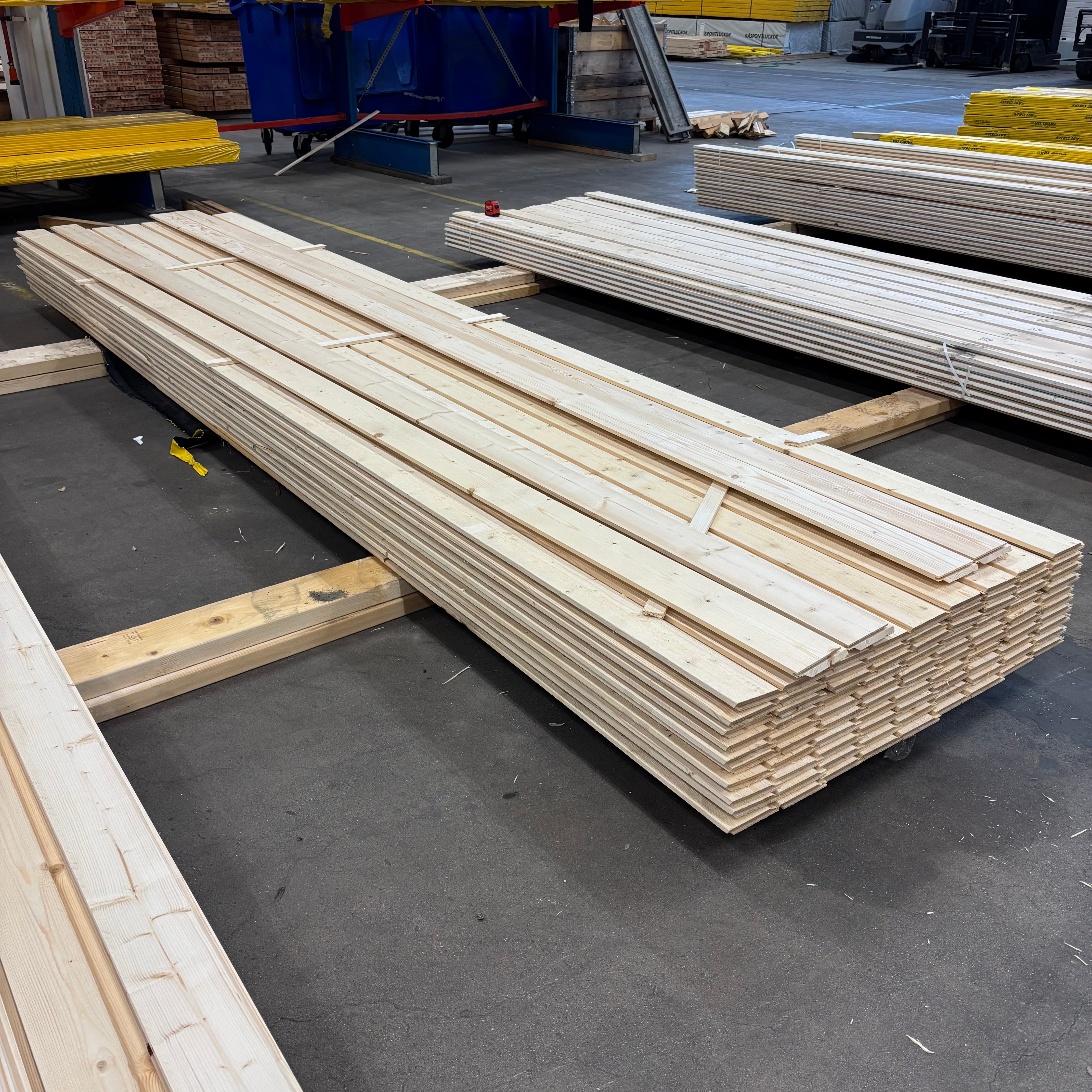 Paket Ytterpanel 22x120mm – 94 st 4.195m
