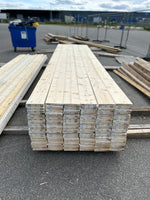 Paket Finsågade Brädor 22x170mm 4,50m 150st Grundmålade