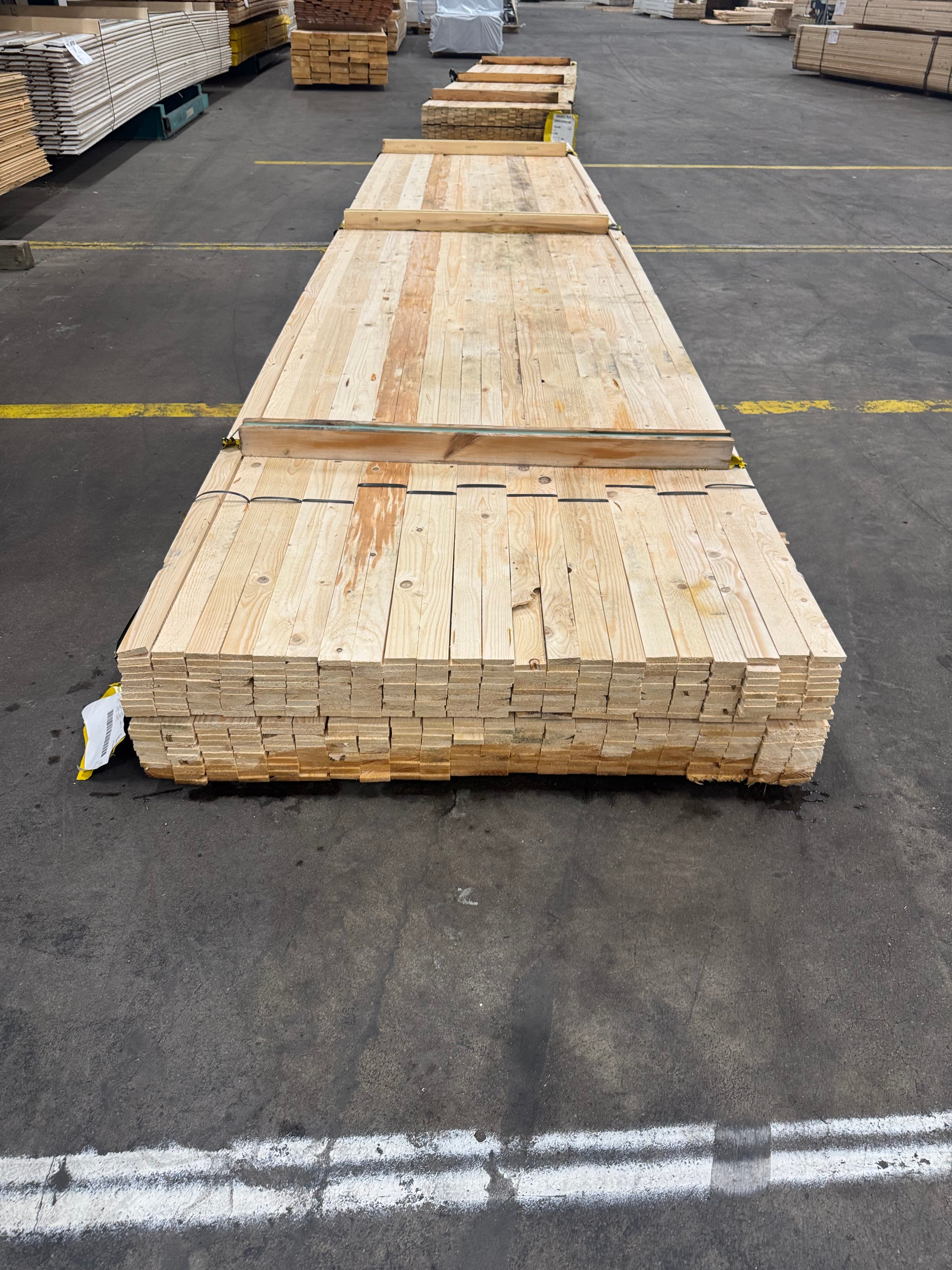 Paket Läkt 12x48mm – 440 st (4,80 m, Obehandlad Gran, Vattenskadad/Utsorterad)