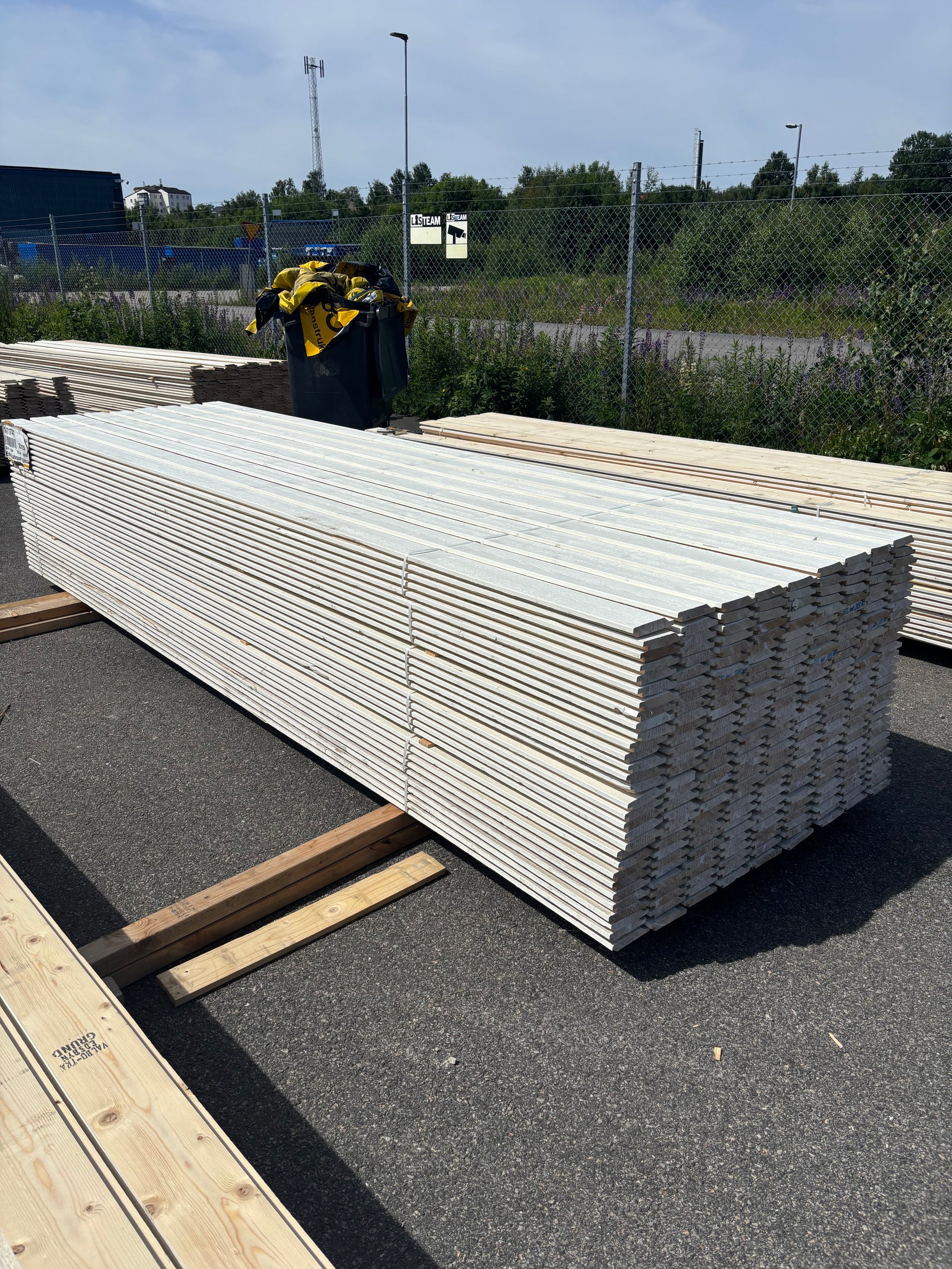 Paket Ytterpanel Enkelfas Halvspont 22x120mm, 270st 3.60m Mellanstruken&nbsp;