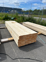 Paket Finsågade Brädor 28x170mm 3,90m 102st- Obehandlade
