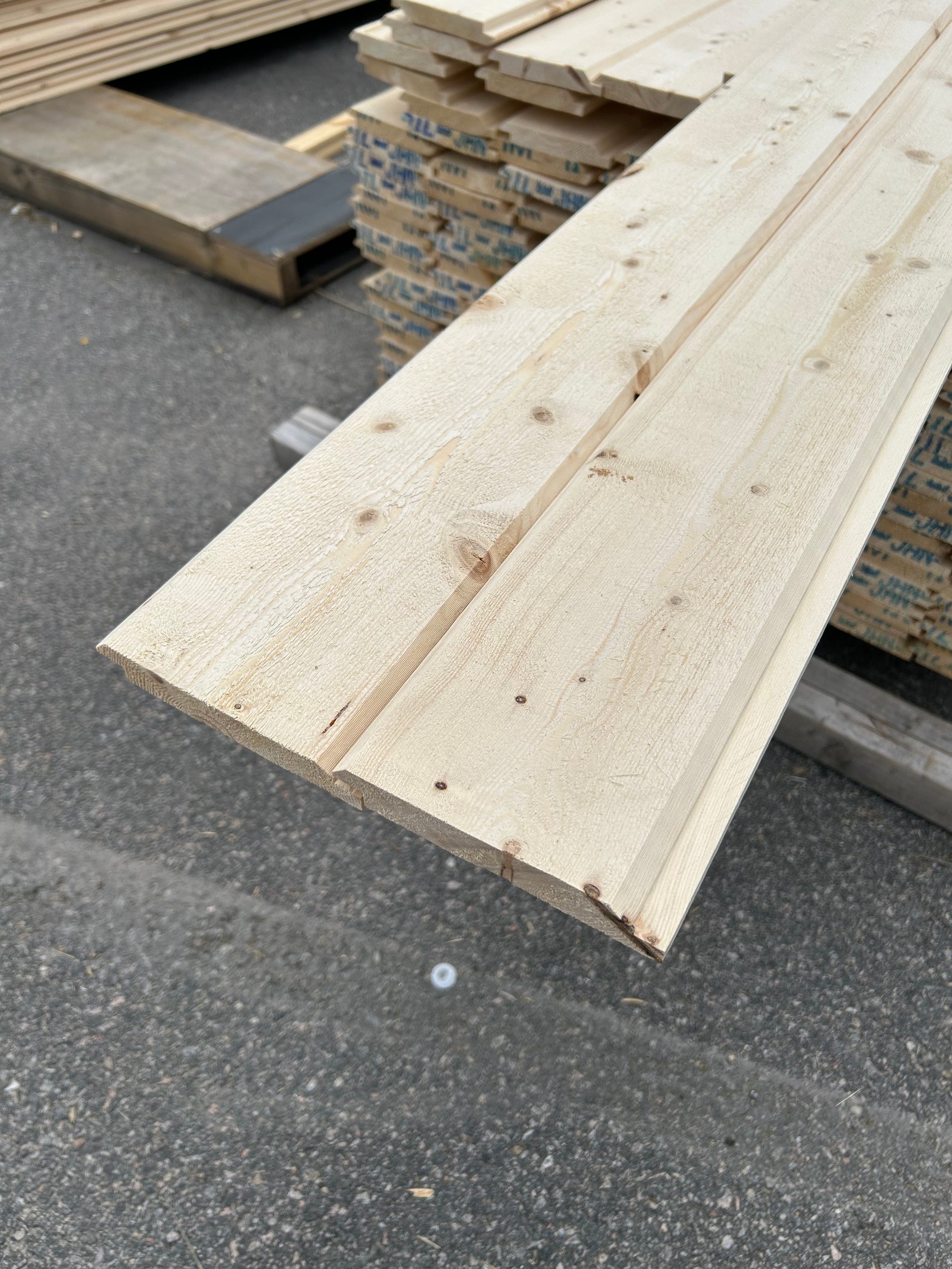 Paket Dubbelfas Halvspont 22x145mm 3.90m 175st Obehandlad