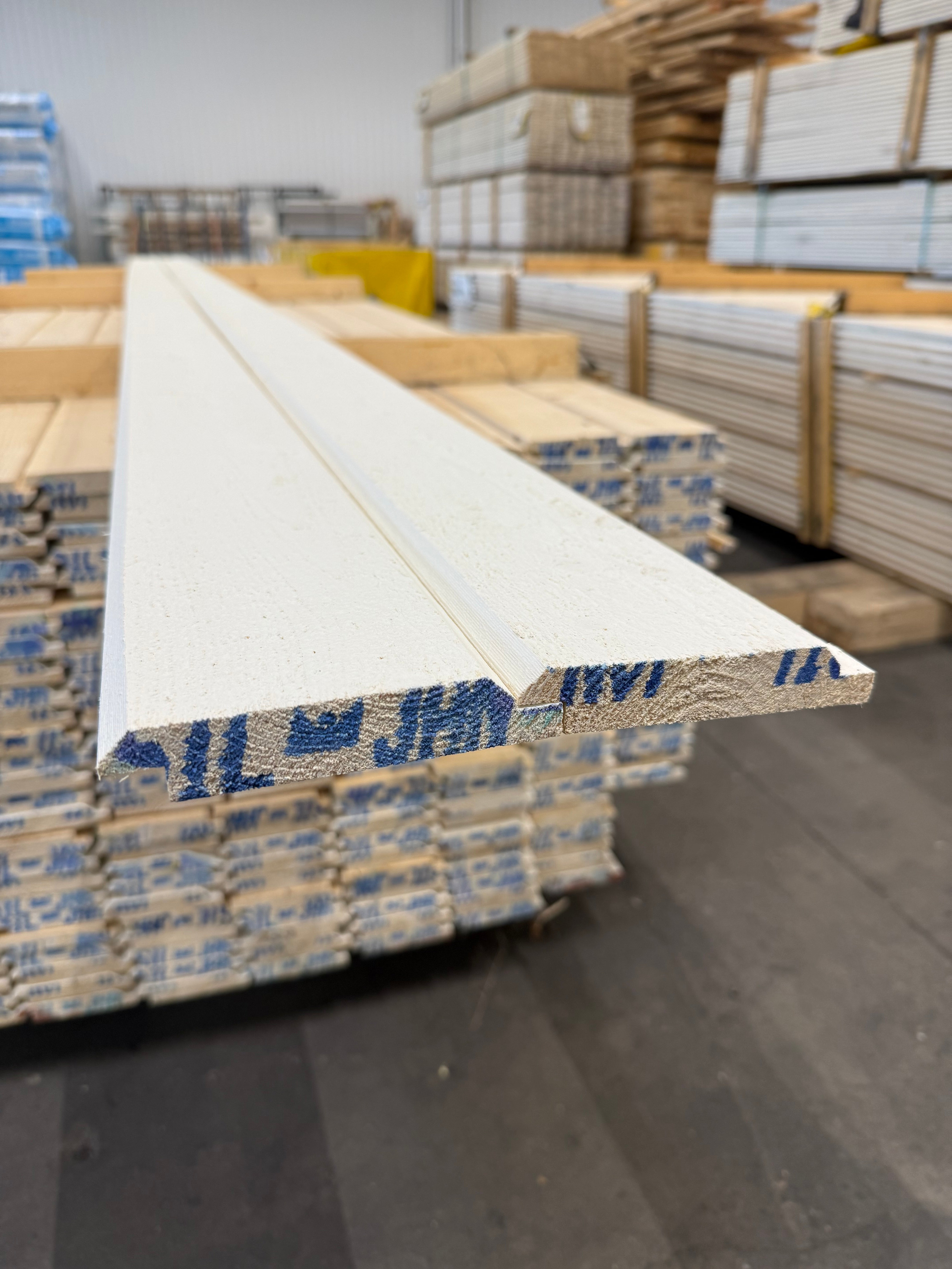 Ytterpanel Dubbelfas Halvspont 22x120mm