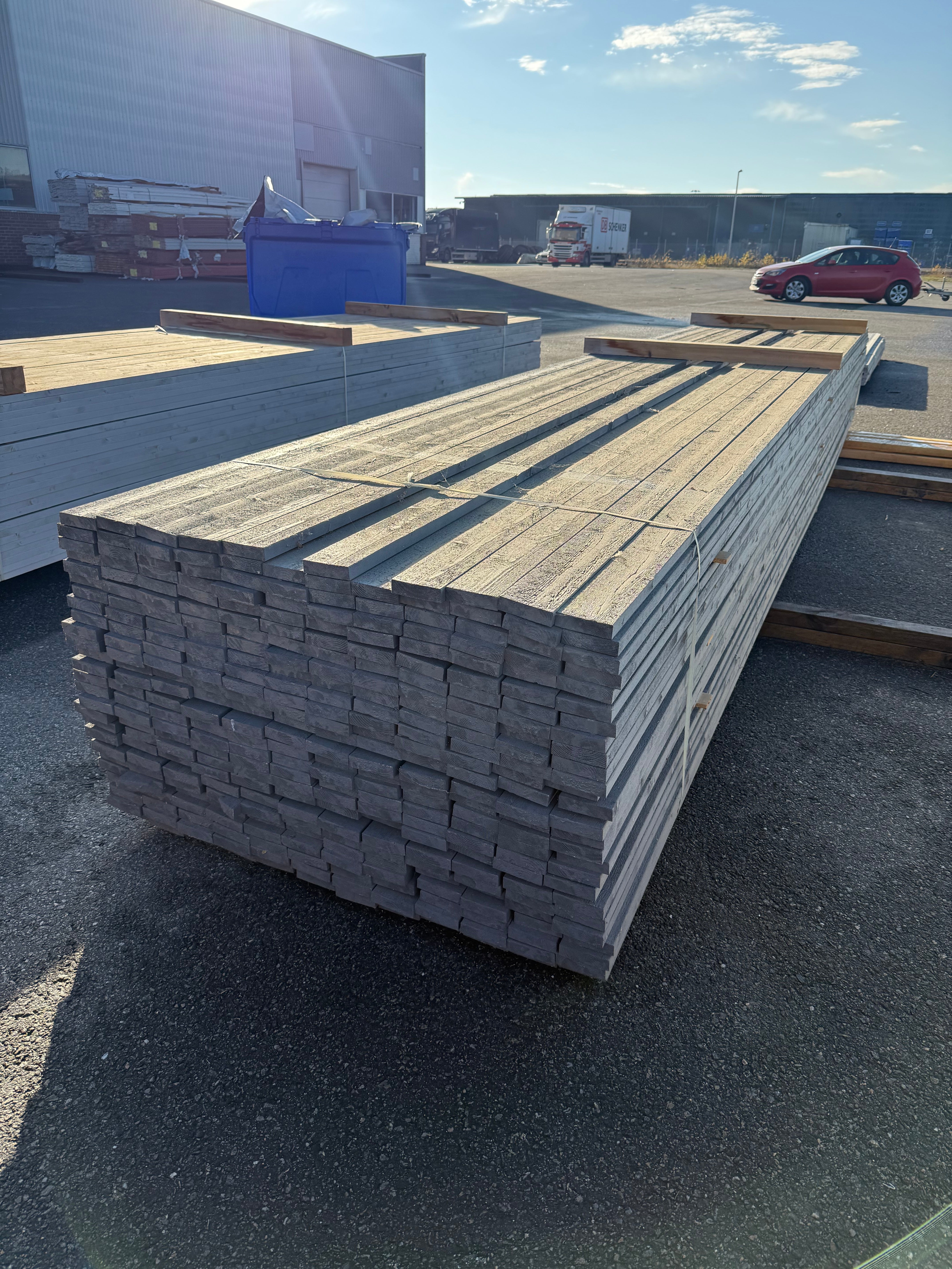 Paket Finsågad Panel 21x79mm – 310 st 5,40 m (Gran, NCS S6500-N)