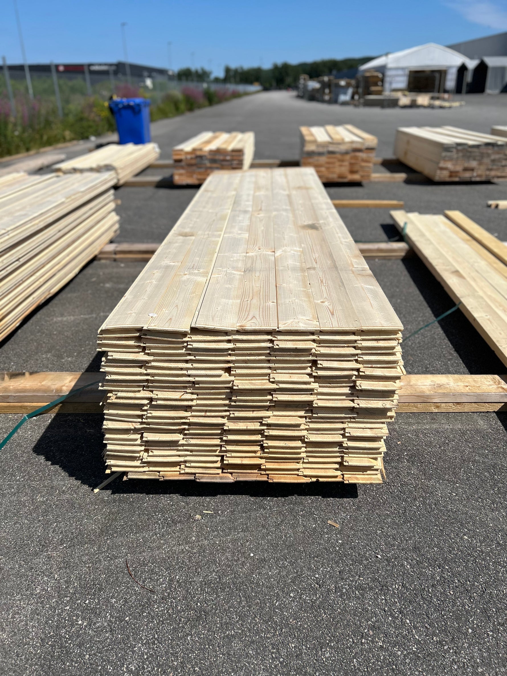 Paket Enkelfas Ändspont 22x145mm 175st 3.60m Obehandlade