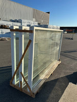 Parti 3st Fönster 238,5×148,5cm (3-Glas, Aluminiumbeklädda)