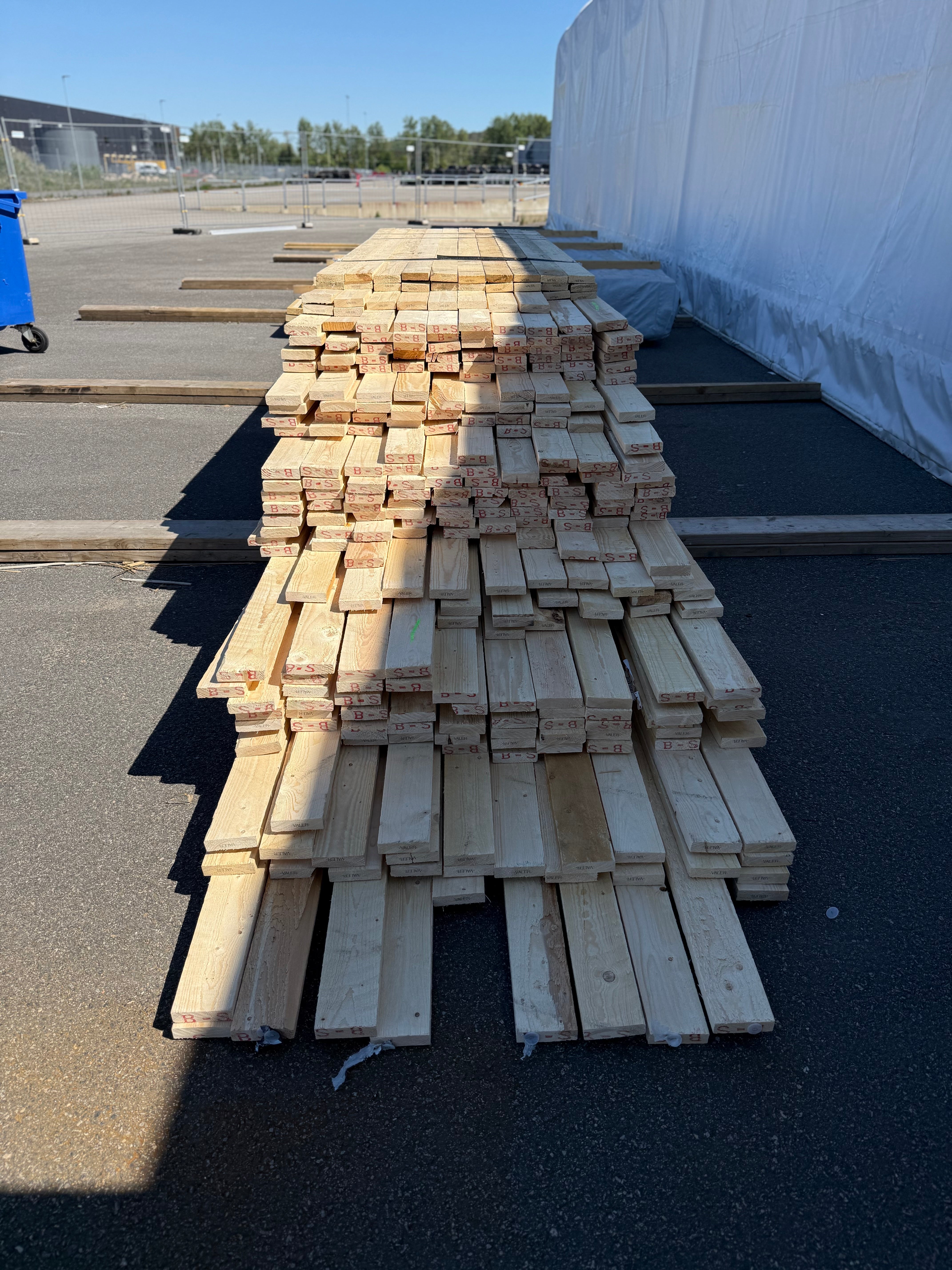 Paket brädor 25x100 1255 Lpm