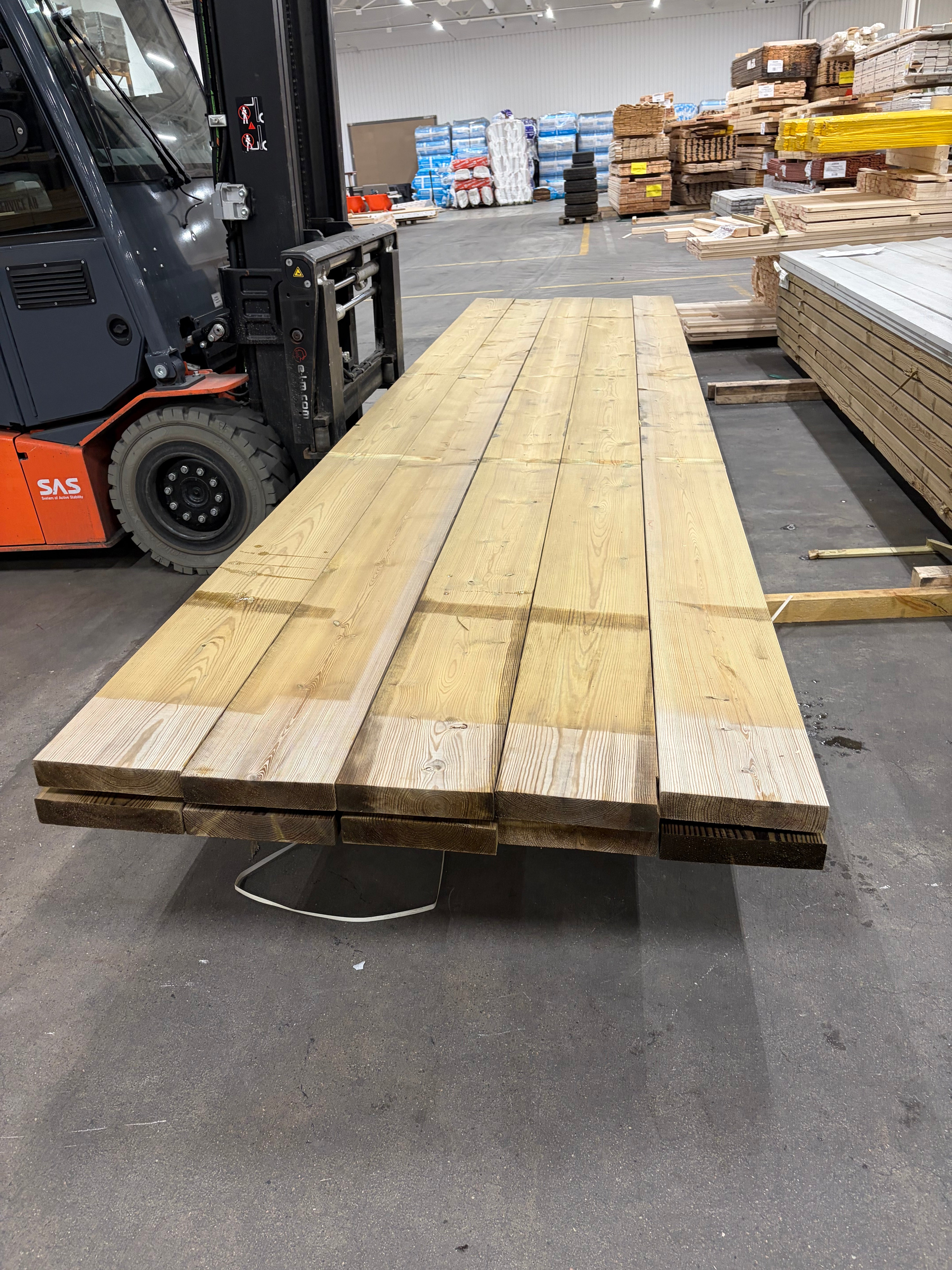 Paket Reglar 45x220mm – 10 st 4,80 m Tryckimpregnerad C24 NTR A