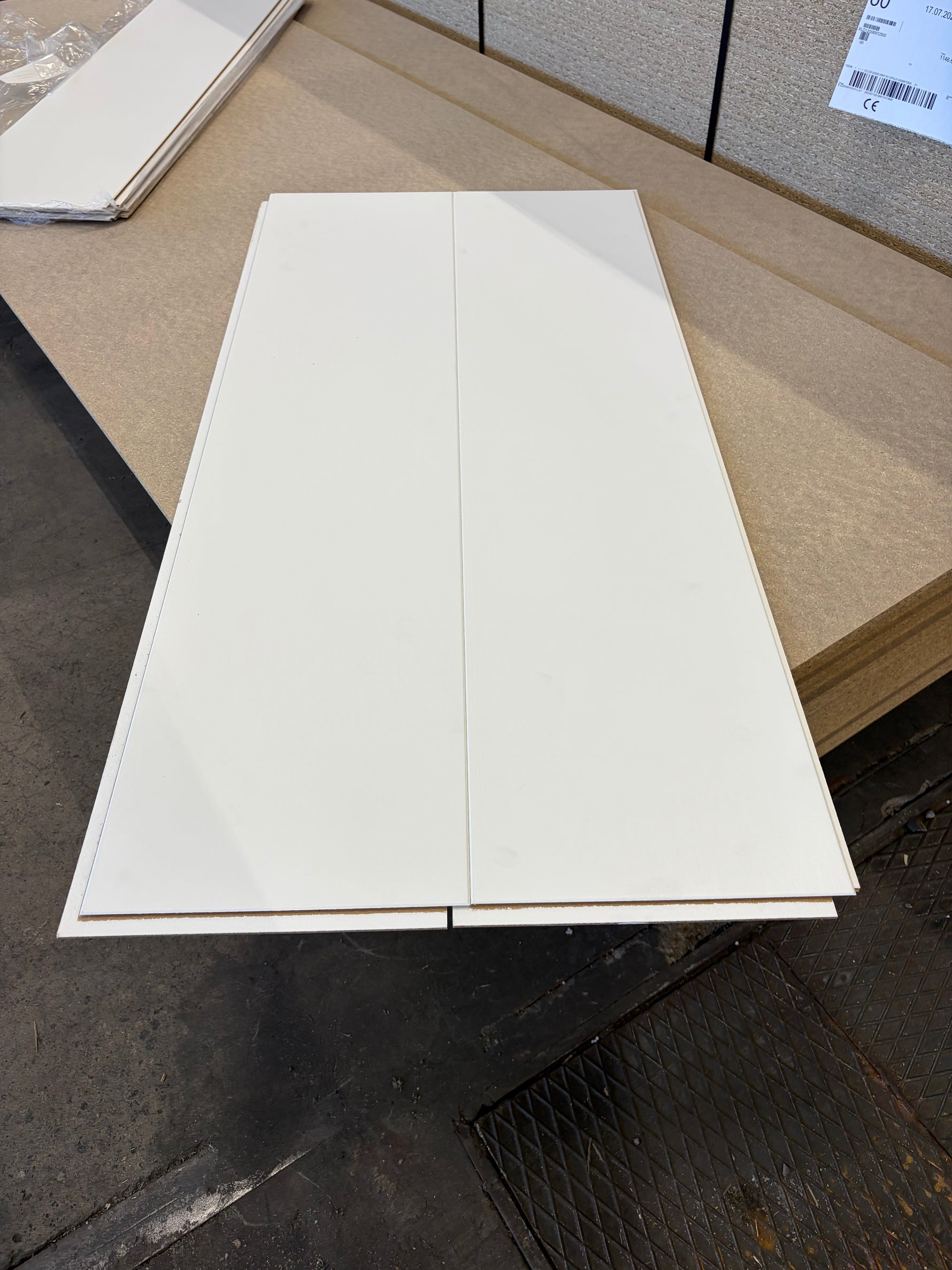 Takskiva Smartplate Vit, 8x1210x300mm