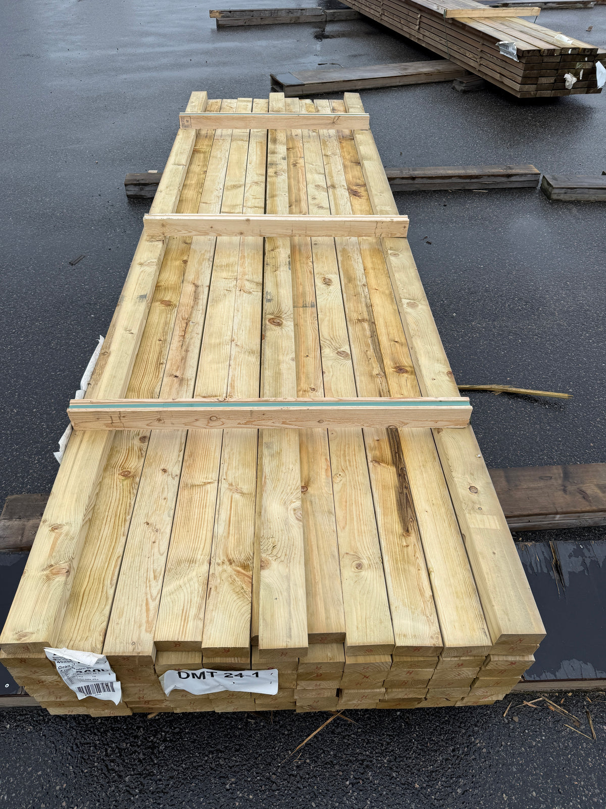 Paket Tryckimpregnerade Reglar 45x95mm 3,60m- 80st