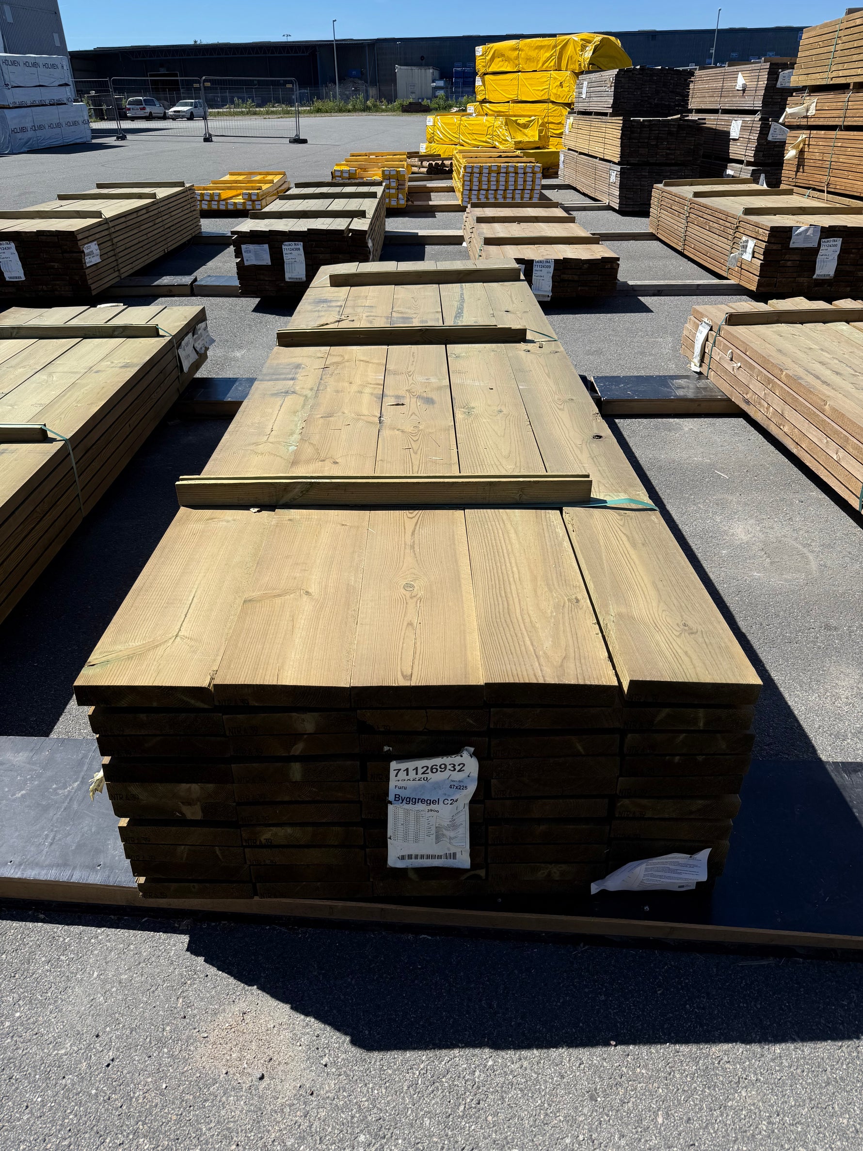 Parti Tryckimpregnerade Reglar 45x220mm 3.90m 50st NTR A