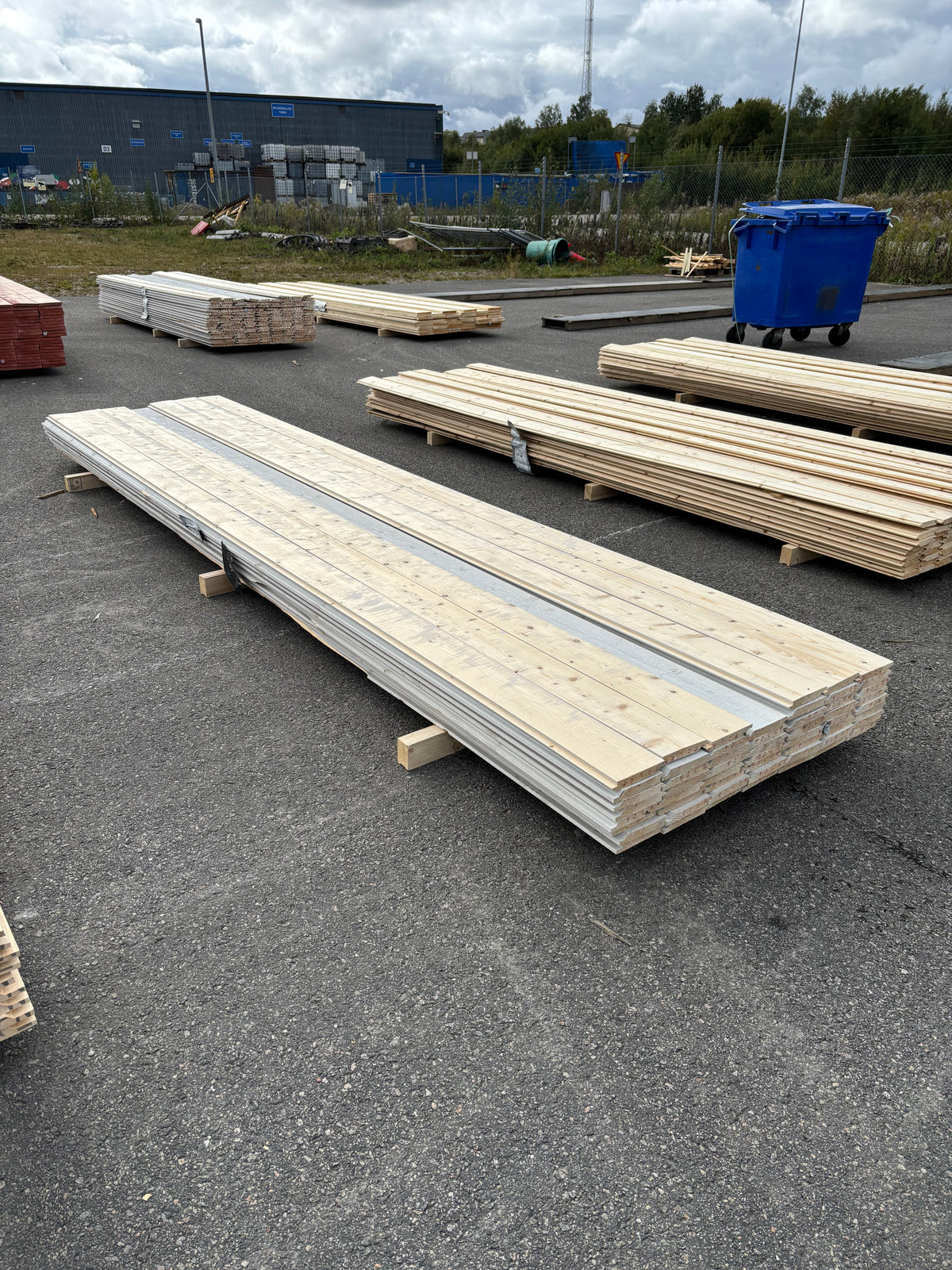 Paket Falsad Dubbelfas 22x145mm, 54st 4,20m Grundmålad