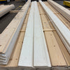 Paket Ytterpanel Enkelfas Fals 22x120mm 3,60m – 105 st (gran, grundmålad vit)