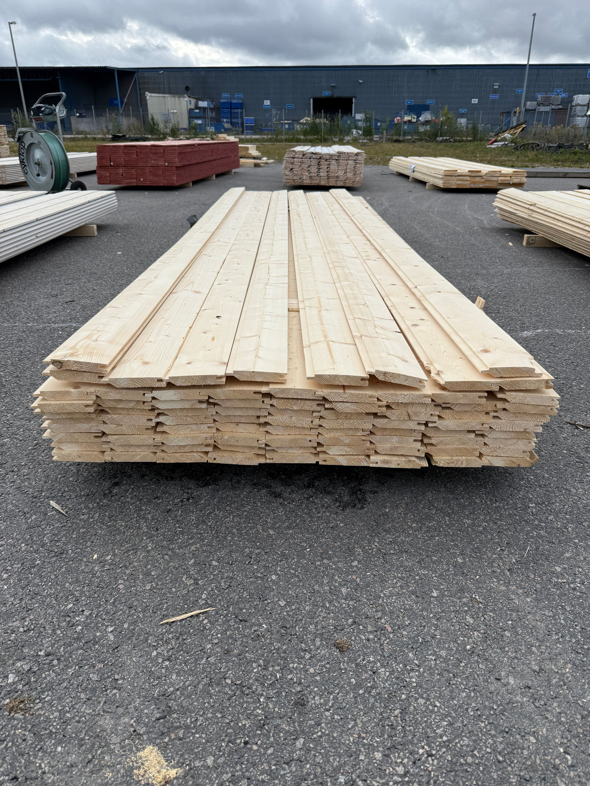 Paket Enkelfasspont 22x120mm, 82st 3,60m- Obehandlad